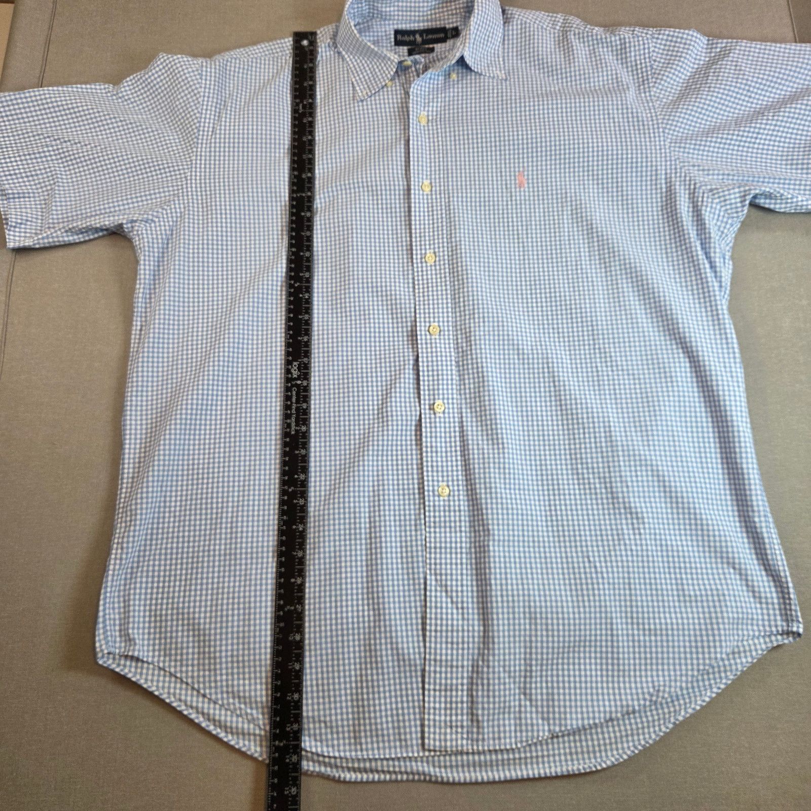 Ralph Lauren Ralph Lauren Blake Blue Check Shirt L Size US L / EU 52-54 / 3 - 7 Thumbnail