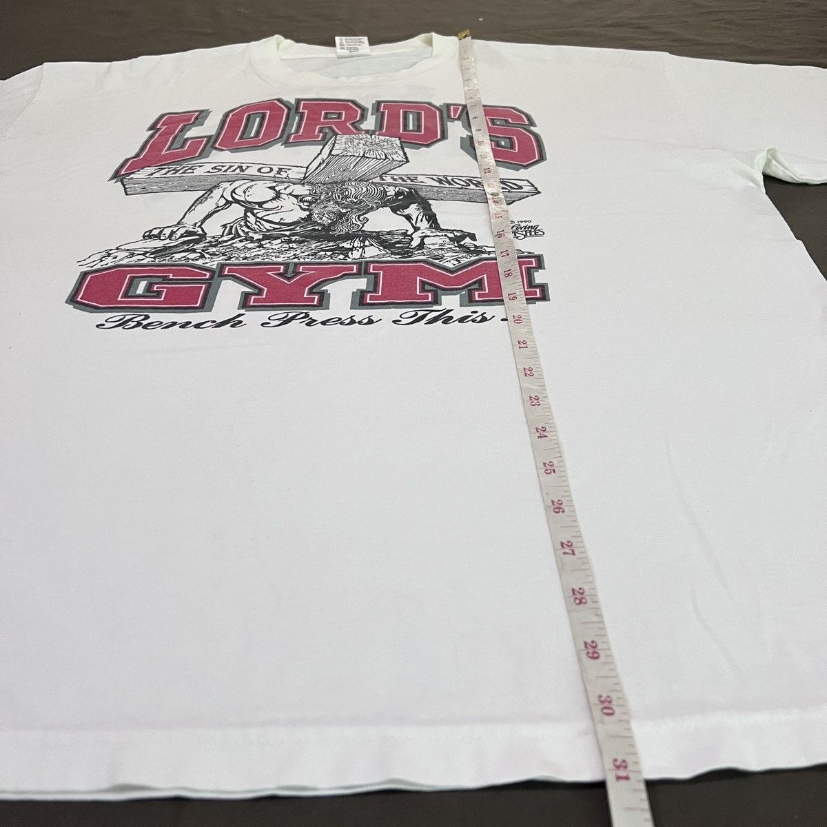 Vintage Vintage 90s Lord Gym Jesus Distressed Thrashed 2XL Size US XXL / EU 58 / 5 - 12 Thumbnail