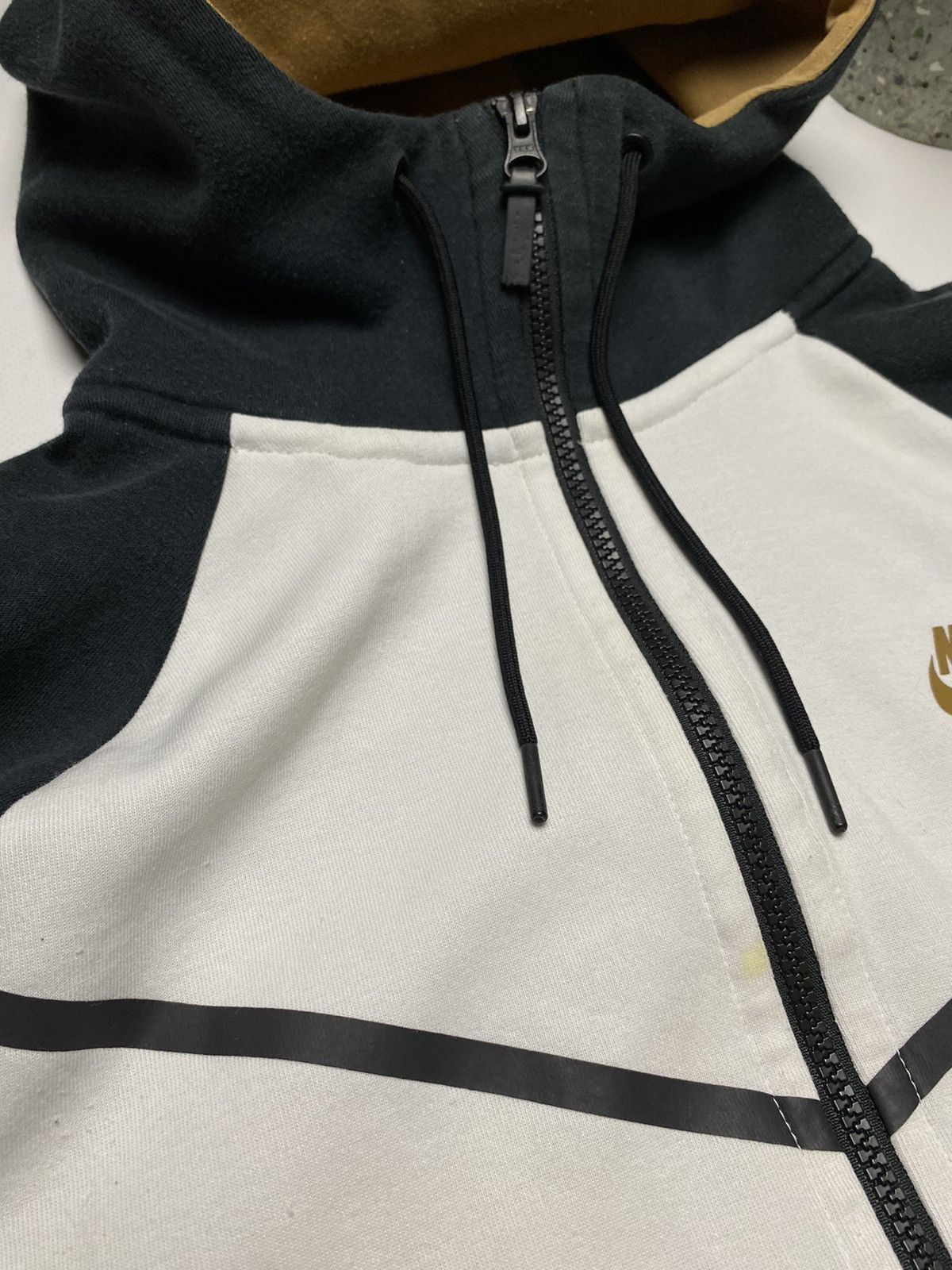 Nike × Vintage Nike tech fleece rare zip hoodie drill style Size US M / EU 48-50 / 2 - 6 Thumbnail