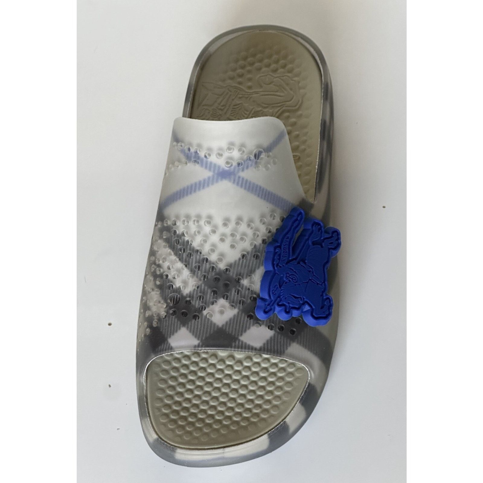 Burberry Burberry Mens Stingray Rubber Lichen Sandals 11 (44) 8088962 Size US 11 / EU 44 - 3 Thumbnail
