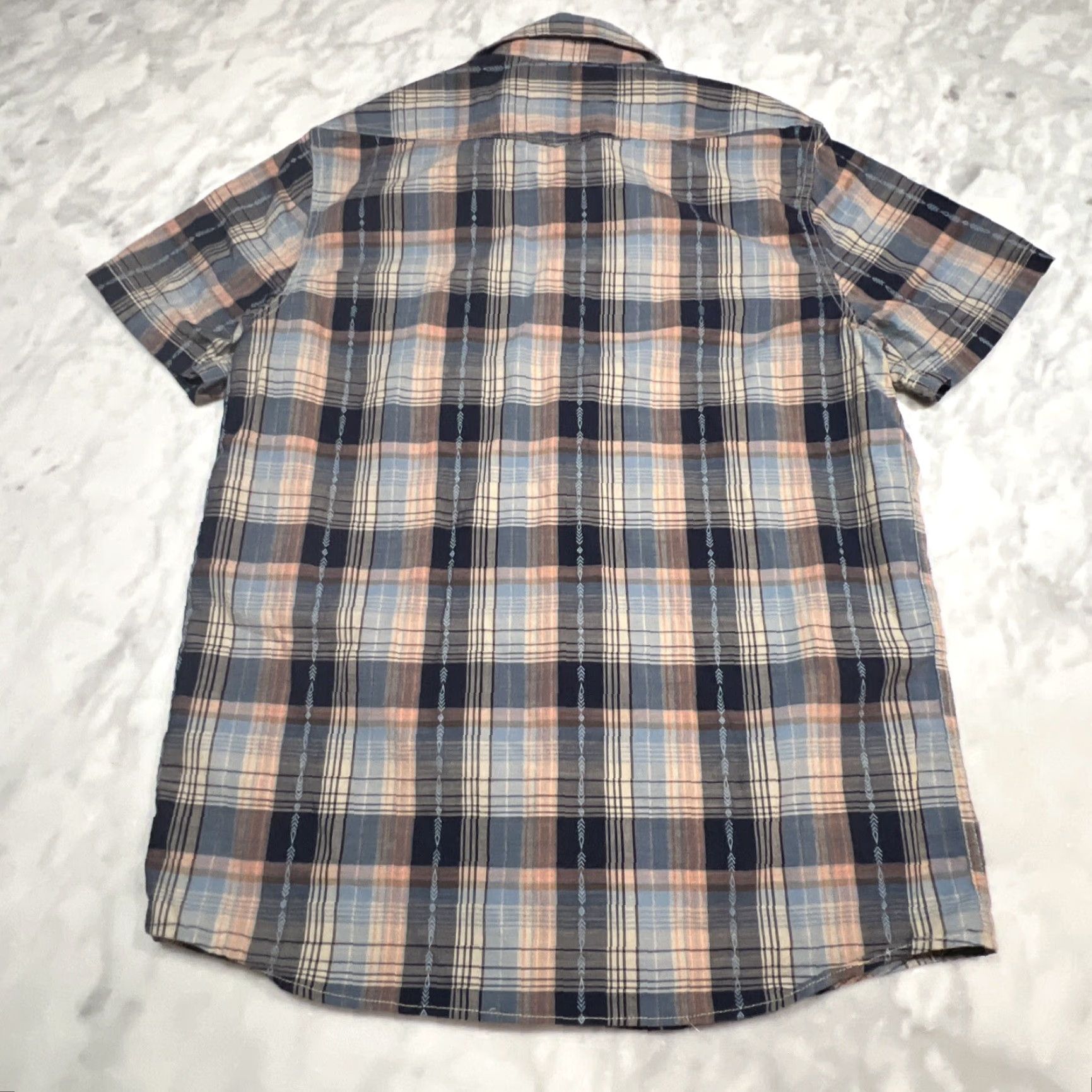 Vintage VINTAGE Solaris Outdoors Snap Western Shirt Men’s Small Pocket Cotton Plaid Size US S / EU 44-46 / 1 - 4 Thumbnail