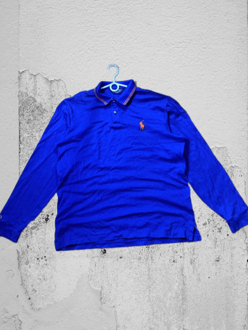Polo Ralph Lauren Vintage Polo Ralph Lauren Striped Rugby Long Sleeve Polo Size US XL / EU 56 / 4 - 1 Thumbnail