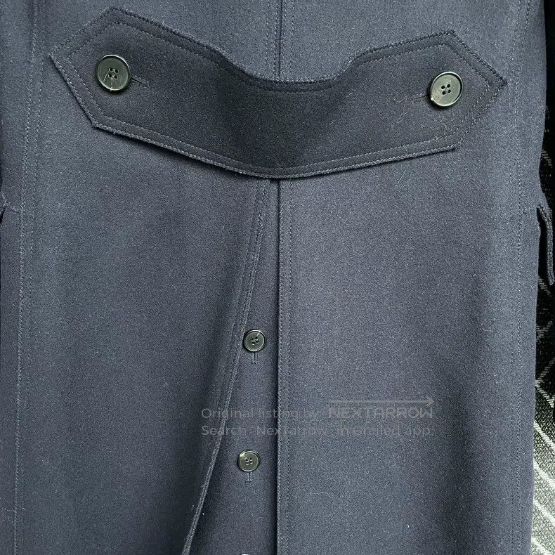 Valentino Valentino Navy pure wool coat Size S / US 4 / IT 40 - 3 Thumbnail
