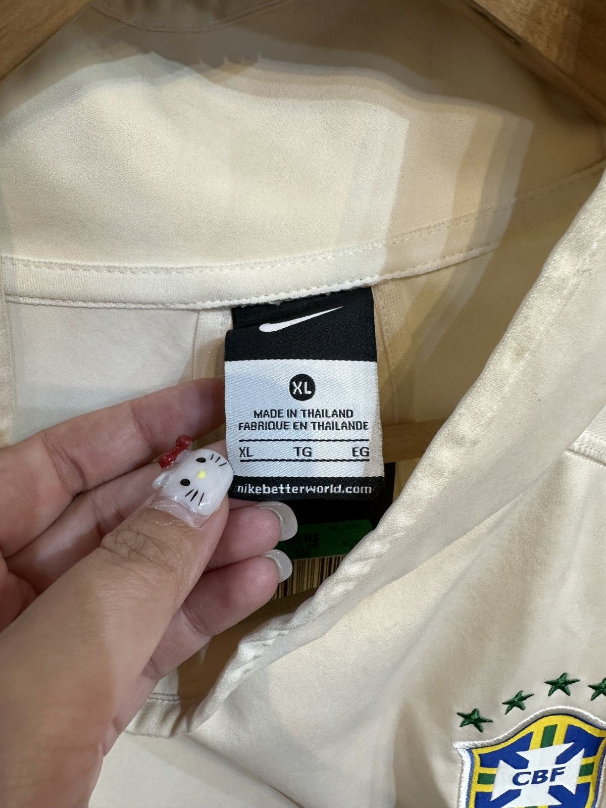 Nike ❗️Rare❗️Brazil 2011-12 Nike LS Training Crew Size US XL / EU 56 / 4 - 9 Thumbnail