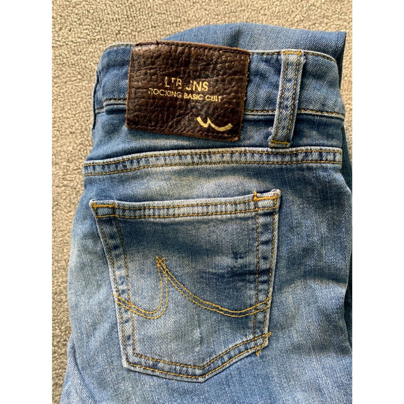 Vintage LTB Jeans Blue Womens 29 x 32 Slim Fir Mid Rise Jeans Size 29" - 6 Thumbnail