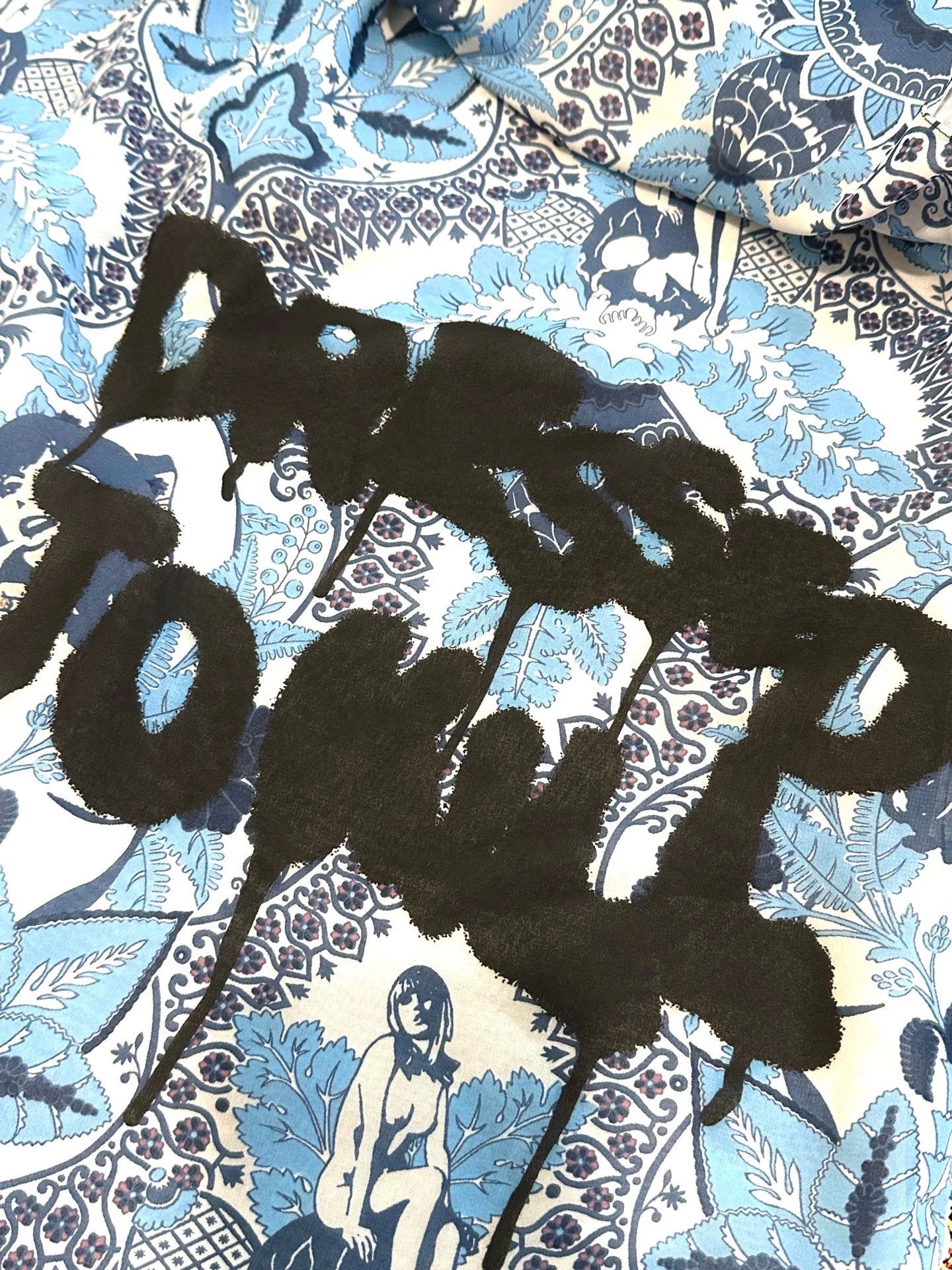 Hysteric Glamour HYSTERIC GLAMOUR Portrait Floral Reversible Dress Japan F Size ONE SIZE - 3 Thumbnail