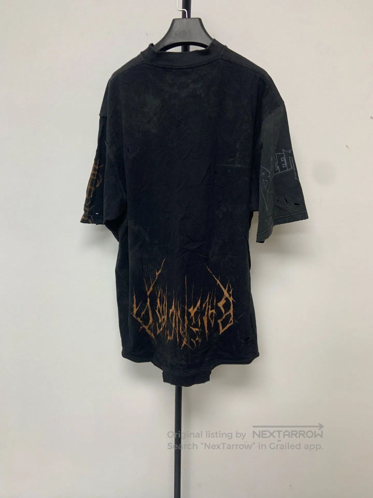 Balenciaga Balenciaga Letter Print Crew Neck T-Shirt. Size US L / EU 52-54 / 3 - 2 Thumbnail