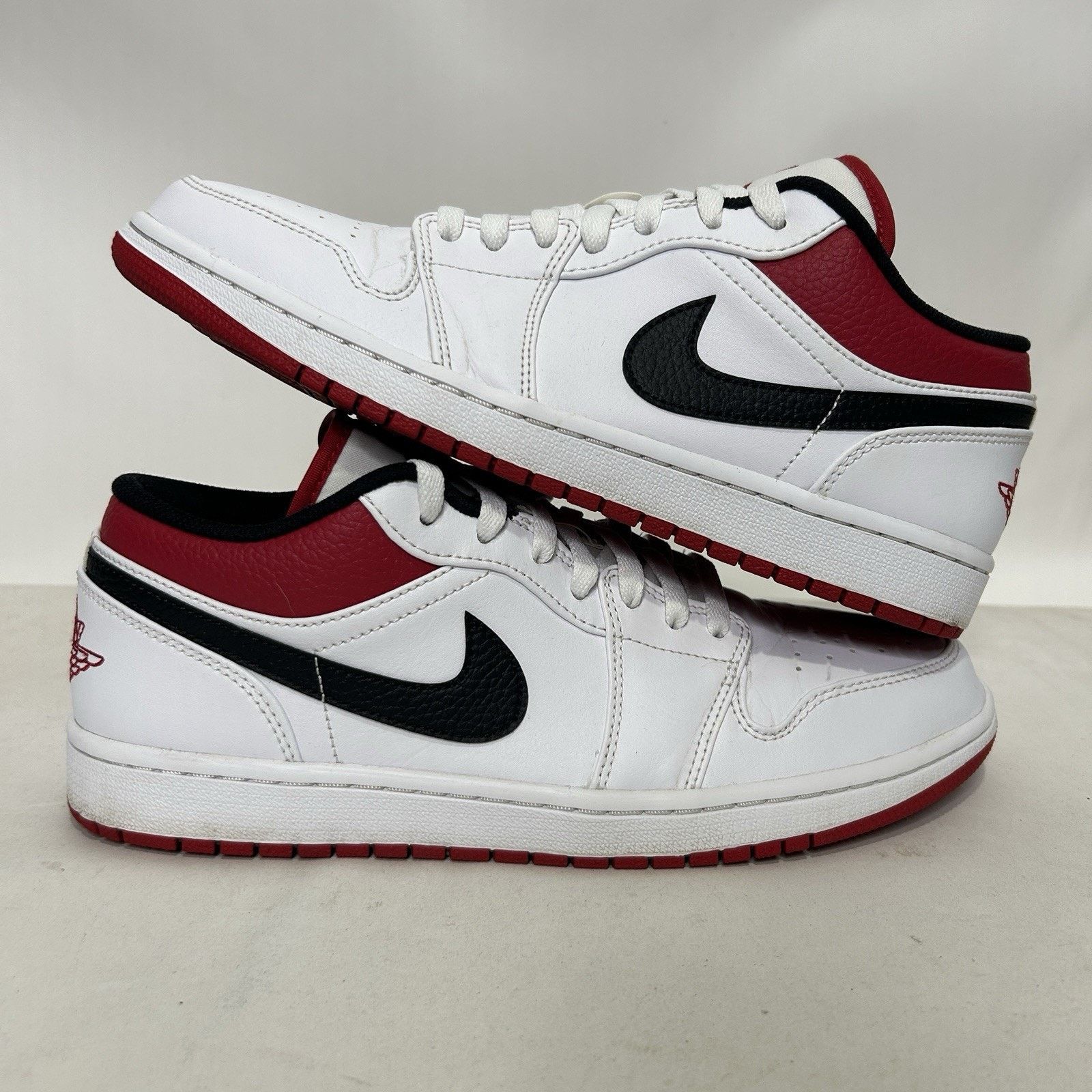 Jordan Brand Nike Air Jordan 1 Low Retro “White University Red” Size US 10.5 / EU 43-44 - 1 Thumbnail