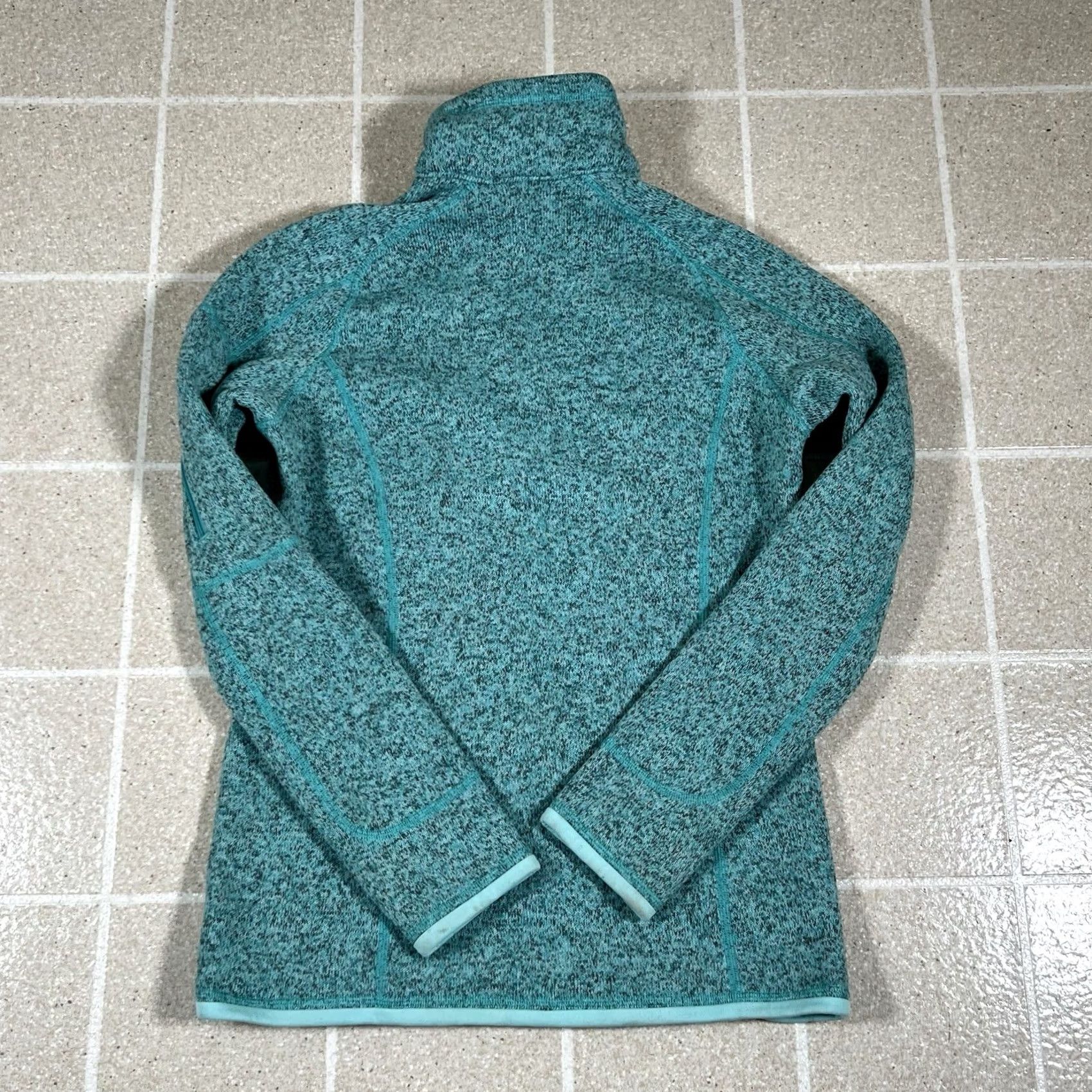 Patagonia VINTAGE Patagonia Jacket Womens XS Green Teal Better Sweater 1/4 Zip Fleece Outdoor Womens Size XS / US 0-2 / IT 36-38 - 4 Thumbnail