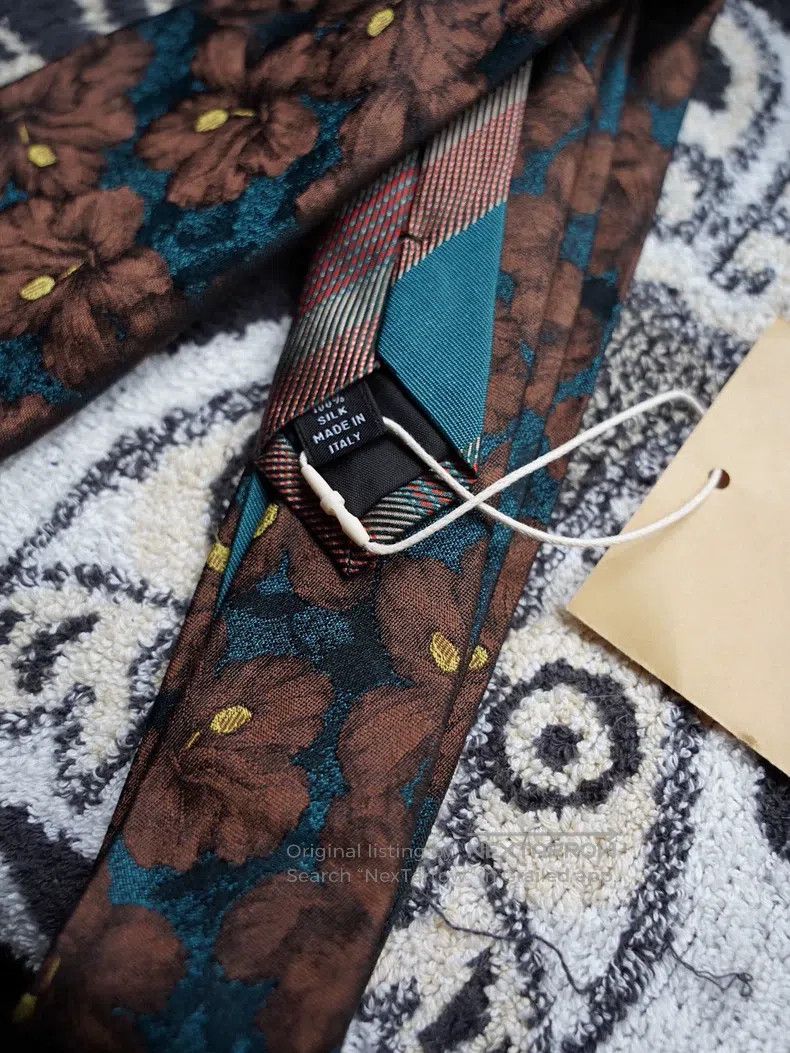 Dries Van Noten Dries Van Noten Floral Tie Size ONE SIZE - 2 Thumbnail