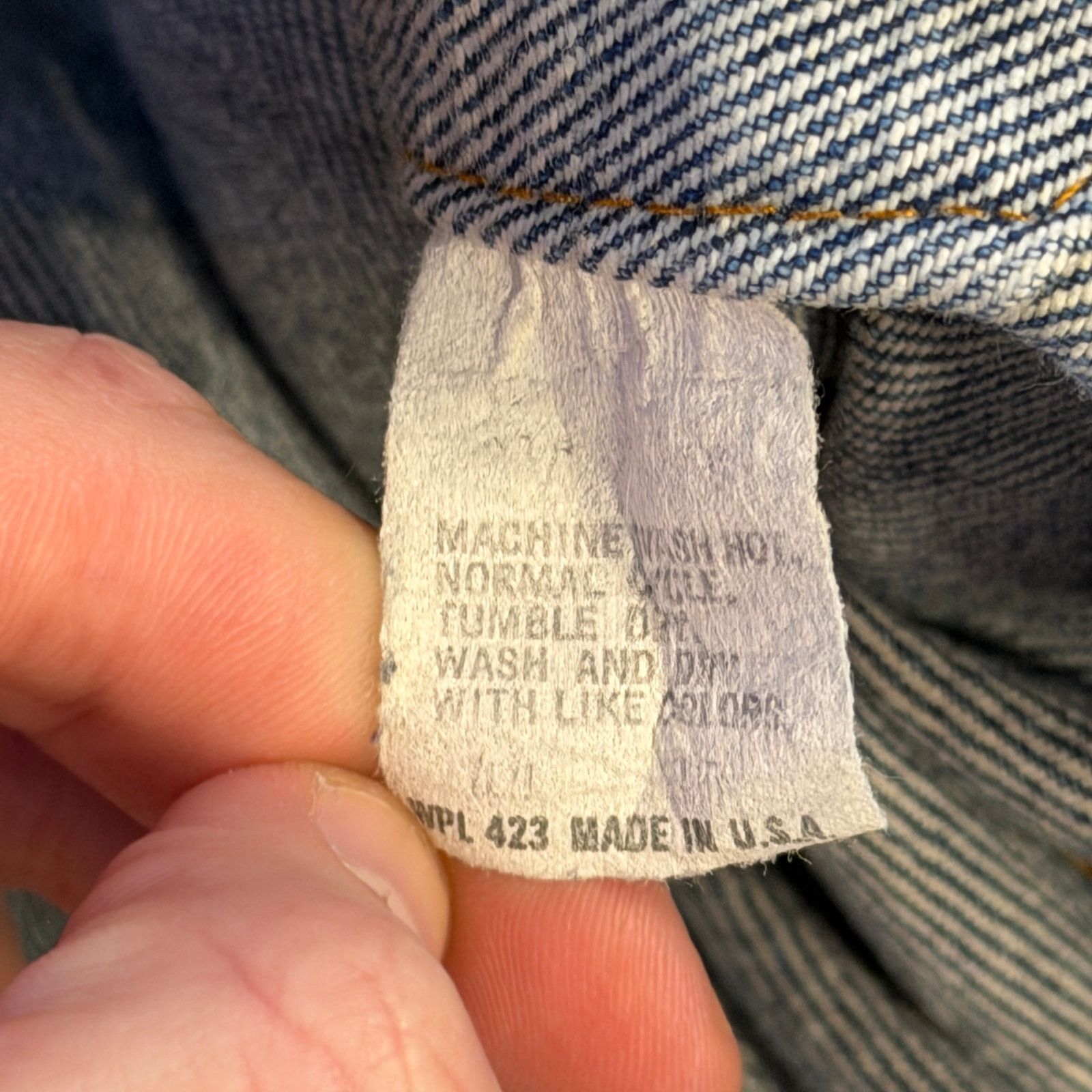 DENIM TEARS Denim Tears X CPFM X Levi's Complexcon Denim Jacket Size US L / EU 52-54 / 3 - 5 Thumbnail