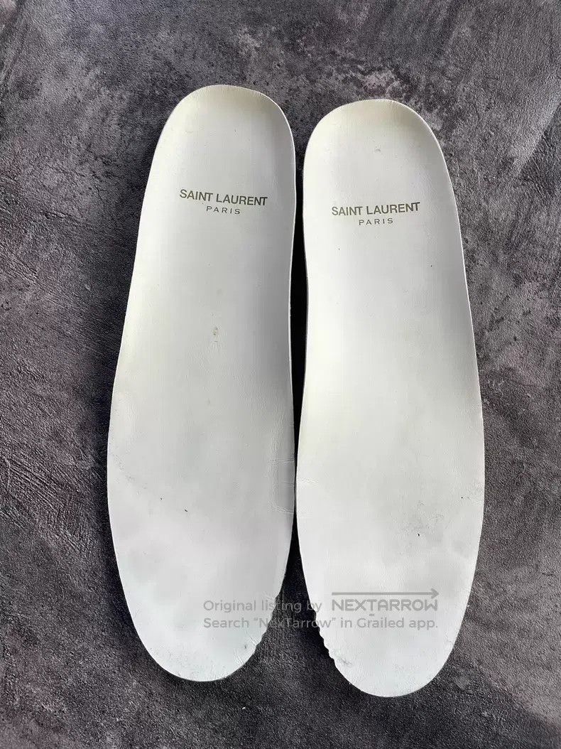 Saint Laurent Paris Saint Laurent Paris Red and White Patchwork Star Canvas Sh Size US 6 / EU 39 - 5 Thumbnail