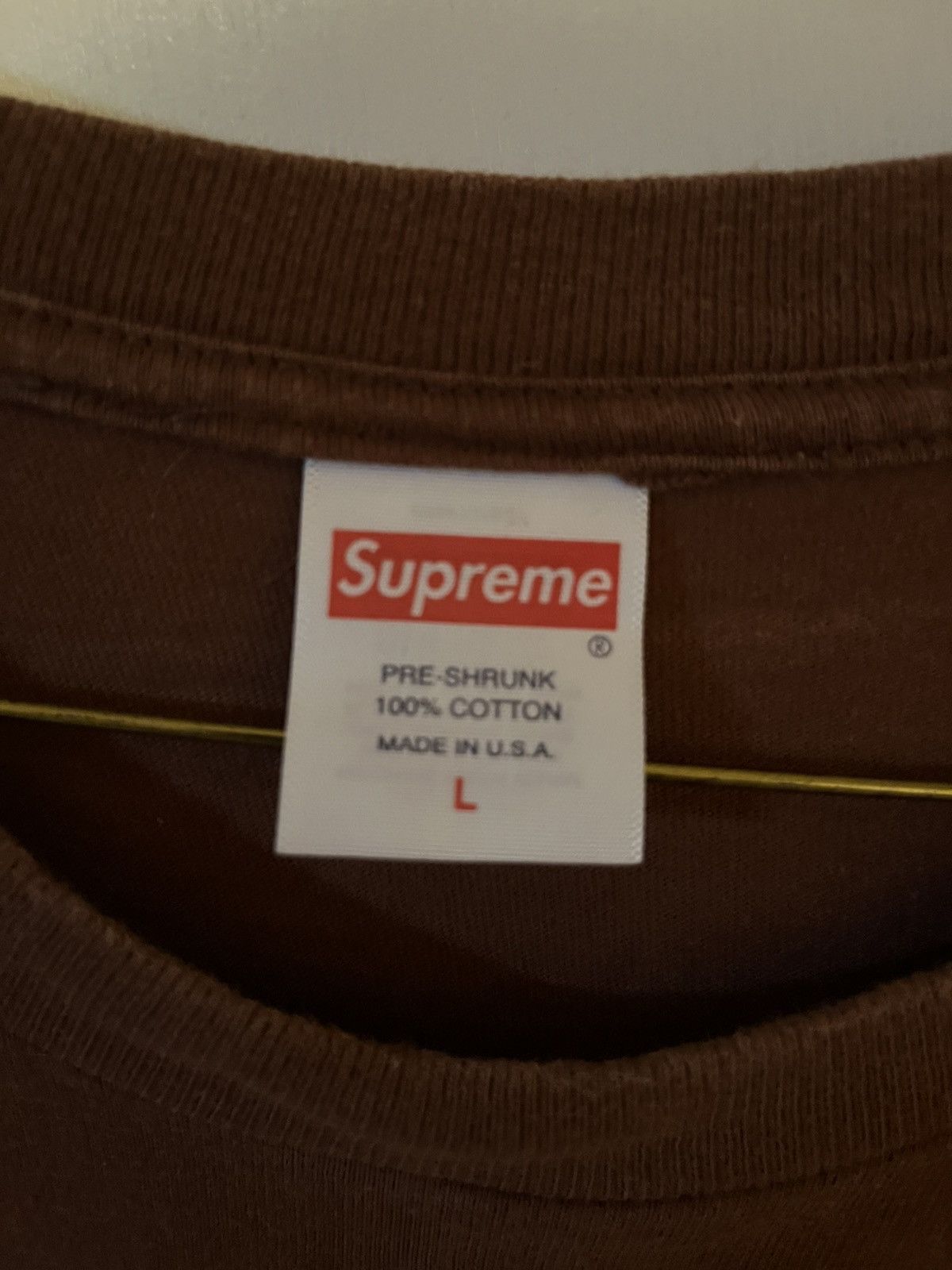 Supreme Supreme Brown Shirt Size US L / EU 52-54 / 3 - 3 Thumbnail