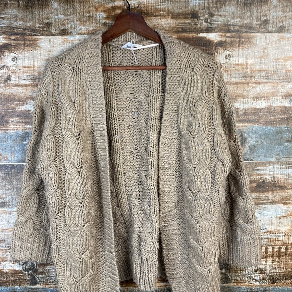 Vintage DL GU Beige Cardigan crochet Knitwear #C1180 Size S / US 4 / IT 40 - 5 Thumbnail