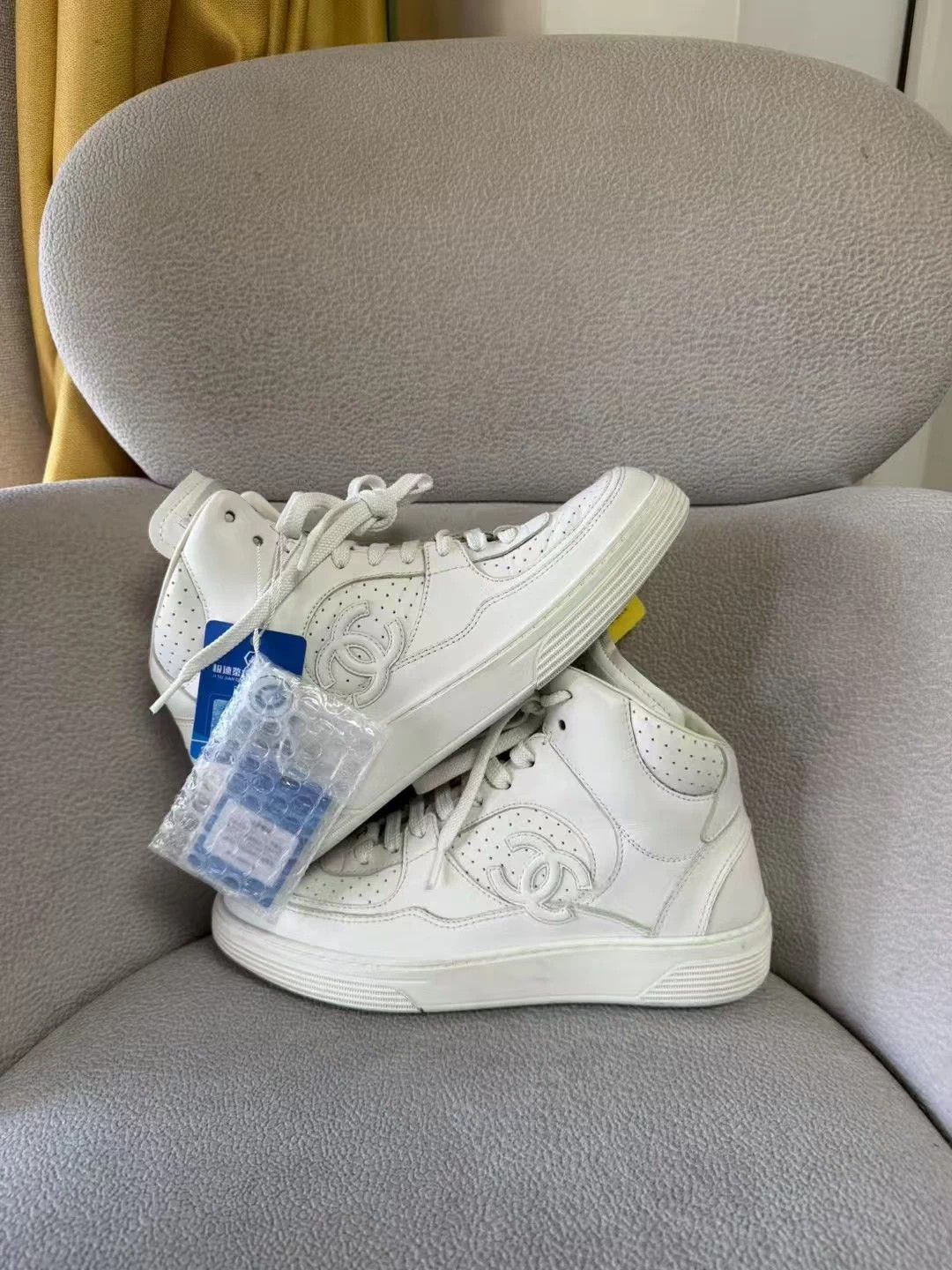Chanel Chanel high-top sneaker white 36 99 new Size US 5 / IT 35 - 5 Thumbnail