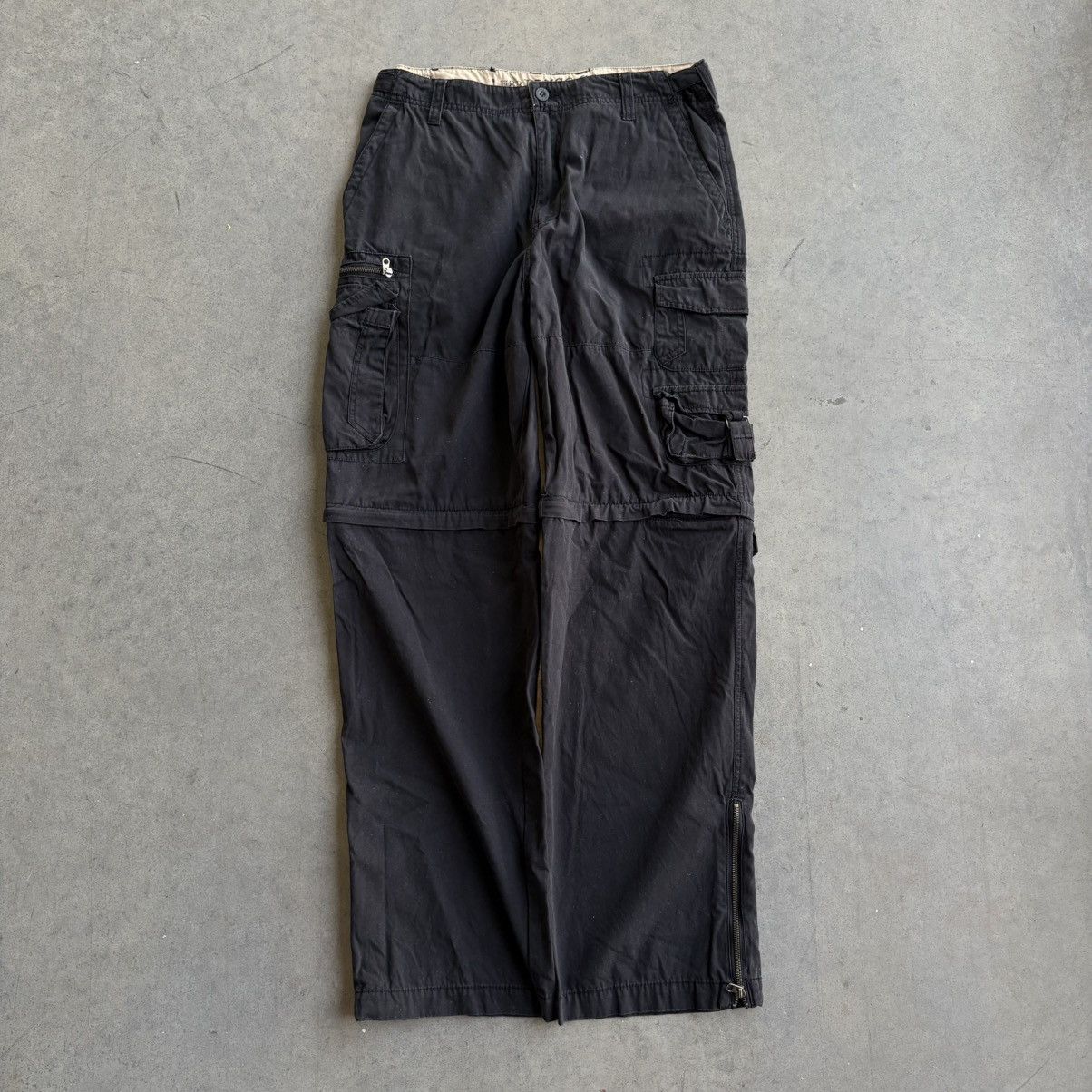 Southpole Y2K Gorpcore Abercrombie Plugg Style Cargo Shorts Pants 33" Size US 38 / EU 54 - 2 Thumbnail