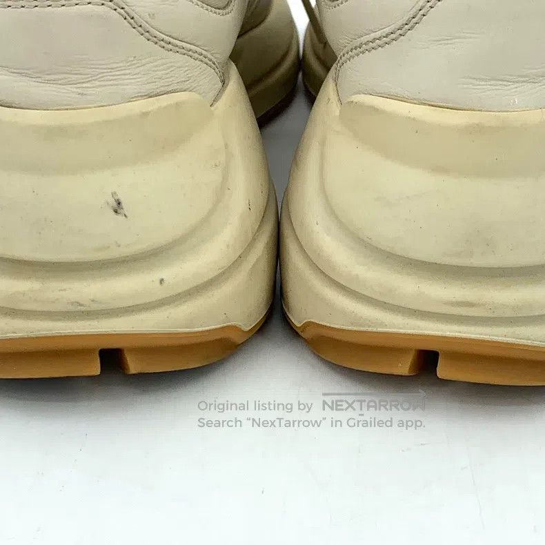 Gucci Gucci Beige colour stripe lace-on casual dad shoes sneaker Size US 5 / IT 35 - 9 Thumbnail
