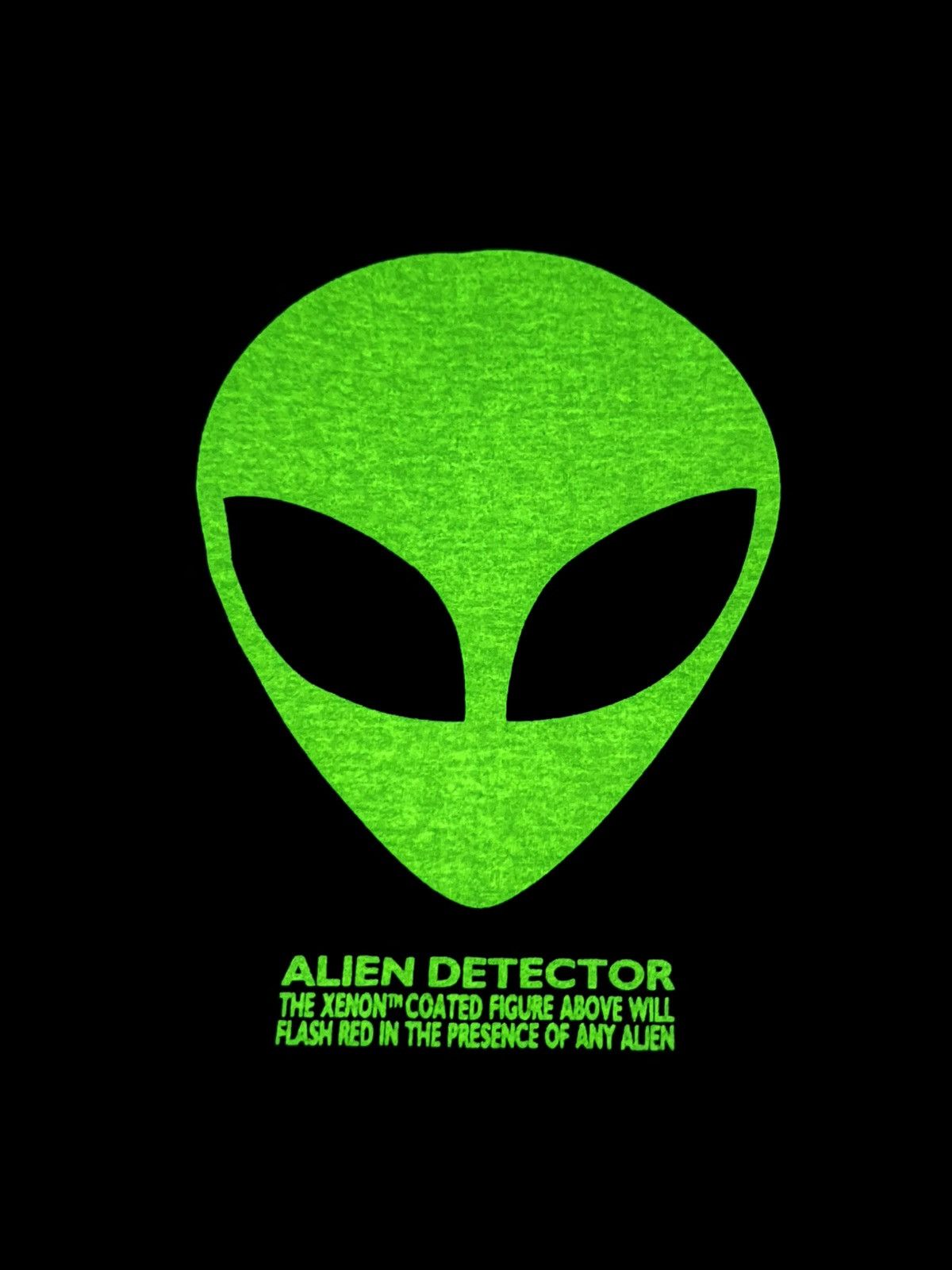 Band Tees Rare👽🦠Vintage 90s Alien Detector Reflective T Shirt Size US XL / EU 56 / 4 - 7 Thumbnail