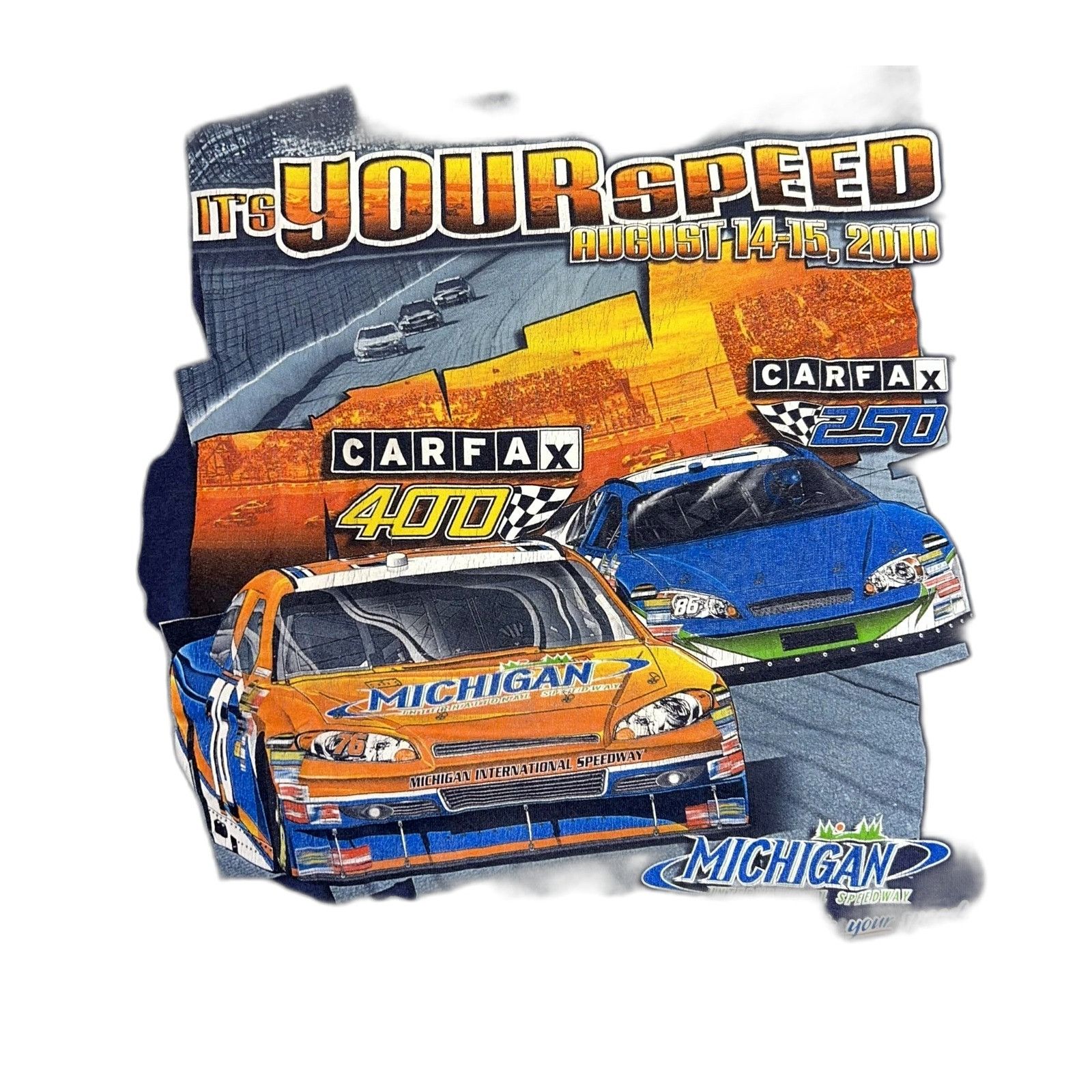Chase Authentics Vitngae NASCAR Dayton 500 Shirt Chase Authentics XL Black Size US XL / EU 56 / 4 - 2 Thumbnail
