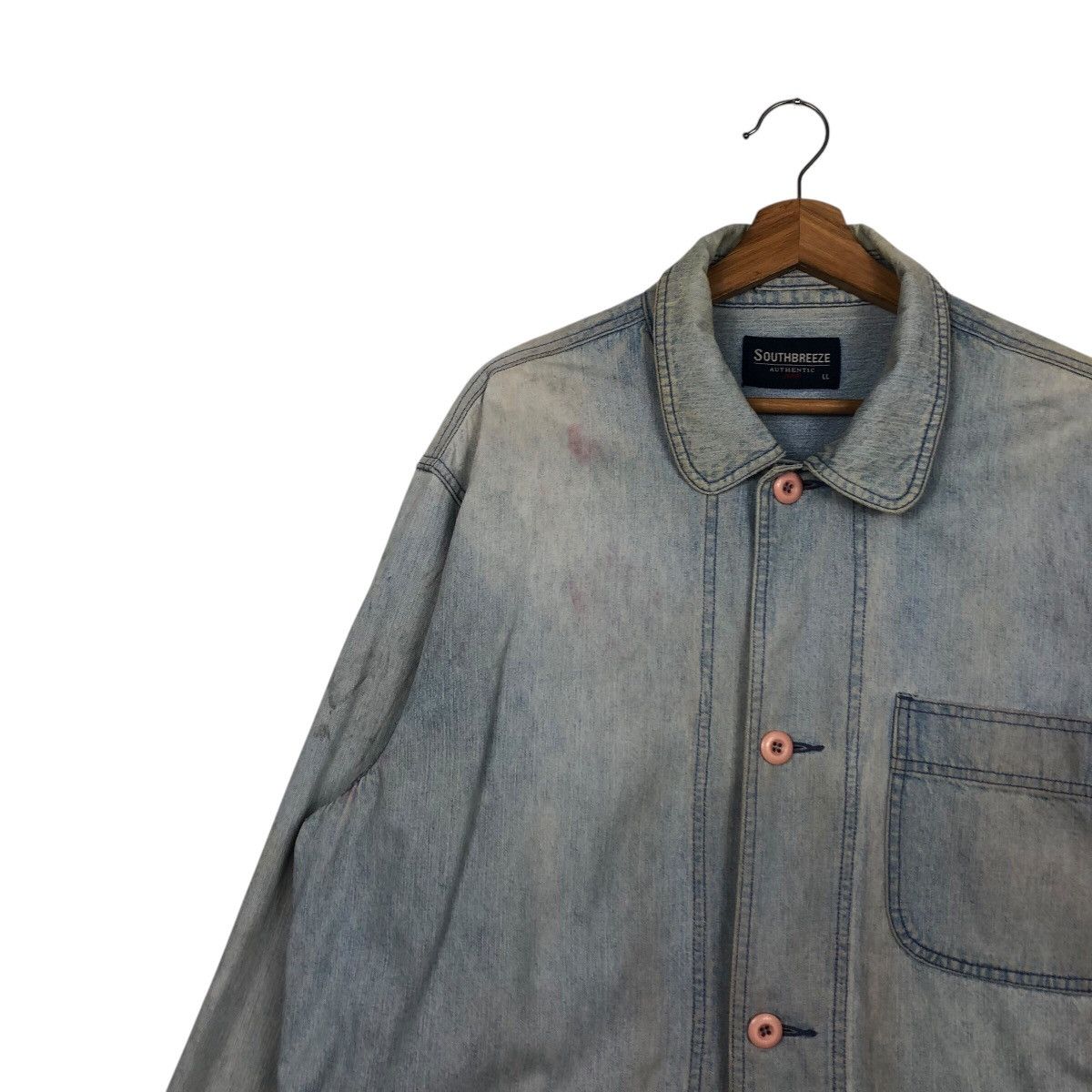 Japanese Brand 📌Vintage Chore Worker Jacket Southbreeze Issey Miyake Size US L / EU 52-54 / 3 - 7 Thumbnail