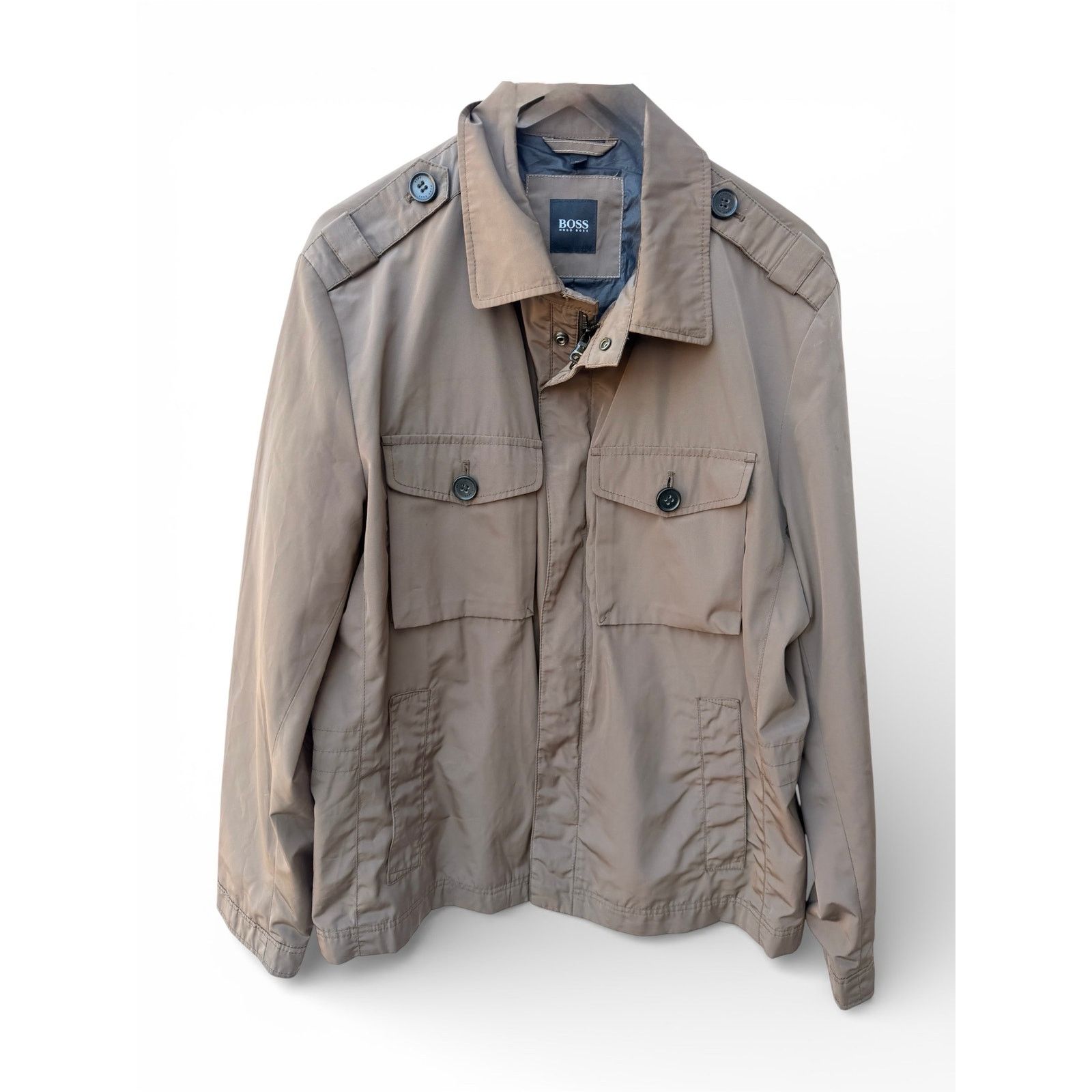 Hugo Boss Hugo Boss Brown Field Jacket Large Size US L / EU 52-54 / 3 - 1 Thumbnail