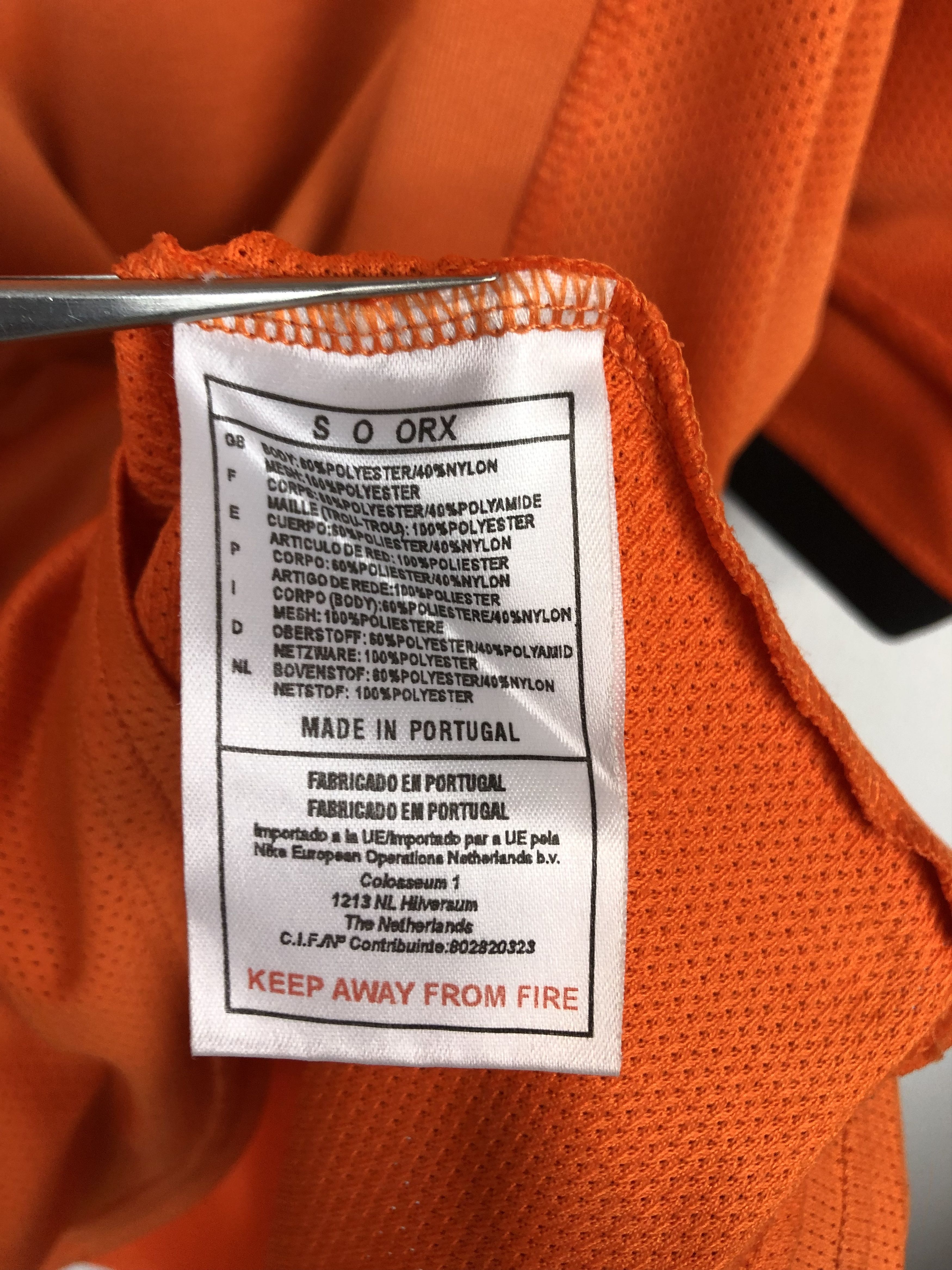 Nike Netherlands Holland Home football shirt 2000 Soccer Nike Size US XXL / EU 58 / 5 - 8 Thumbnail