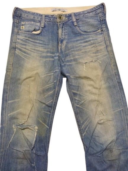 Japanese Brand × Jean VINTAGE BRAPPERS DISTRESSED JEANS Size US 34 / EU 50 - 2 Thumbnail