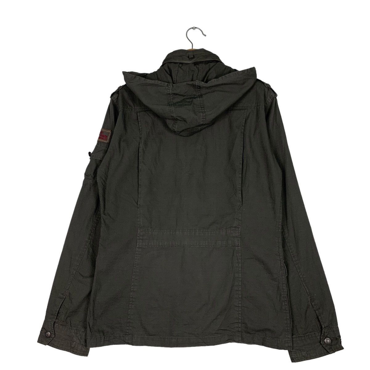 Japanese Brand CENTER CLEASE Combat Tactical Hooded Jacket #0487-C22 Size US M / EU 48-50 / 2 - 19 Thumbnail