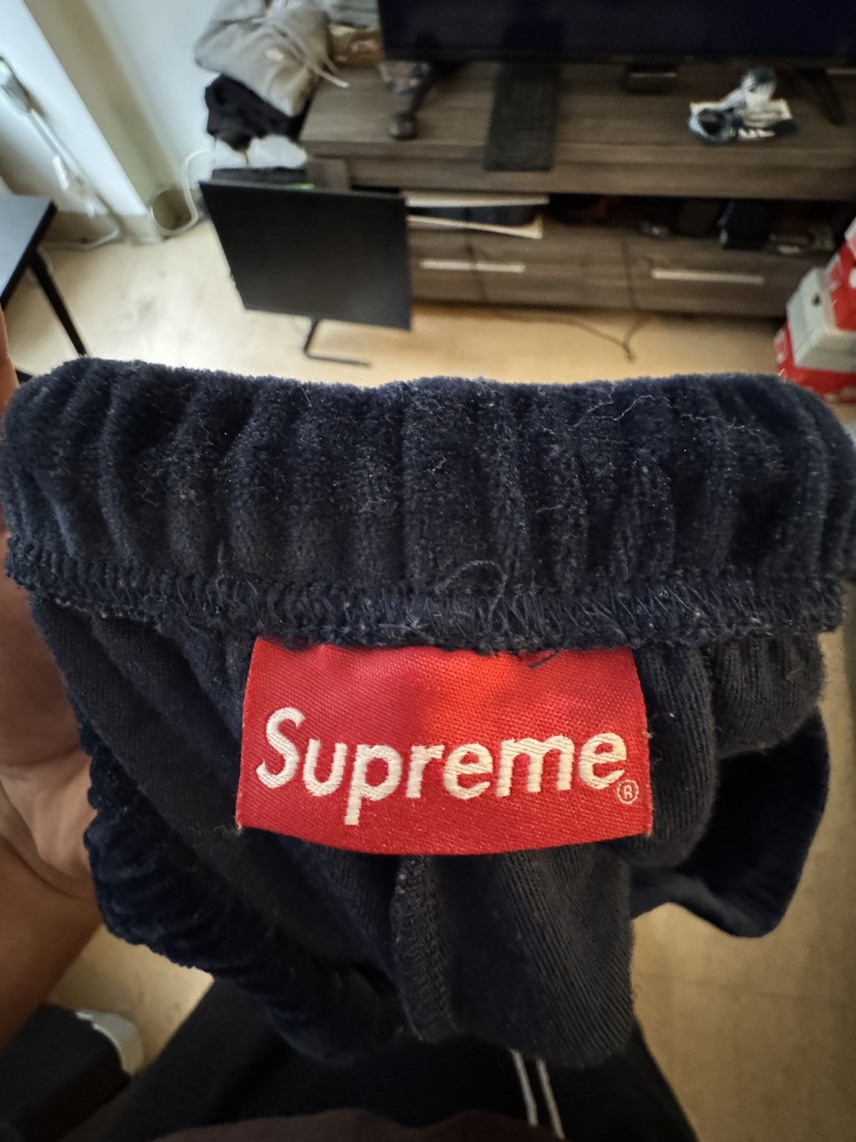 Supreme Supreme Croc Velour Two Piece Set Navy Size US M / EU 48-50 / 2 - 7 Thumbnail