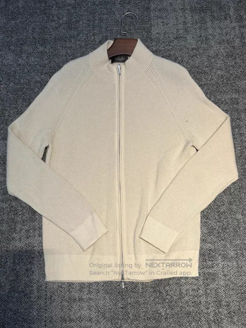 Loro Piana Loro Piana Baby cashmere cardigan, off-white Size US M / EU 48-50 / 2 - 1 Thumbnail