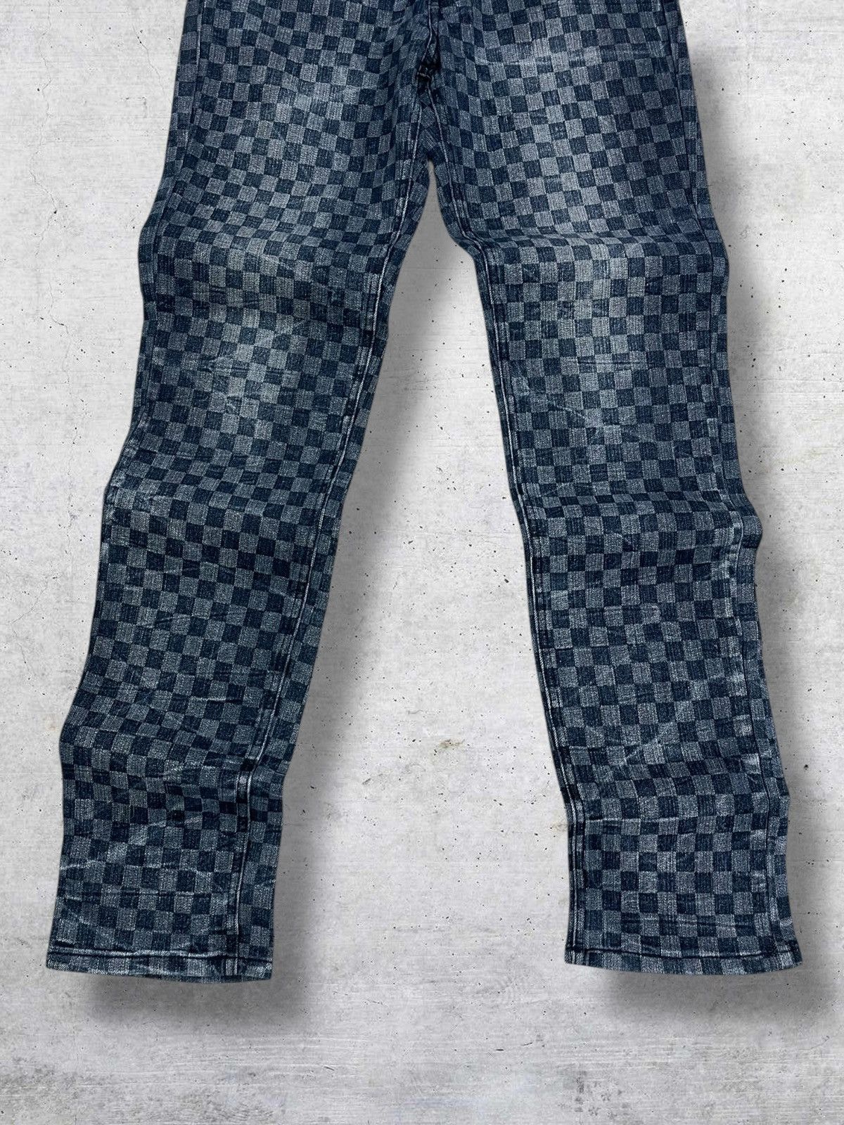 In The Attic GROWT BY GRAIL 1990S JAPAN DESIGNER SQUARE CHECKERED PUNK Size US 29 - 3 Thumbnail