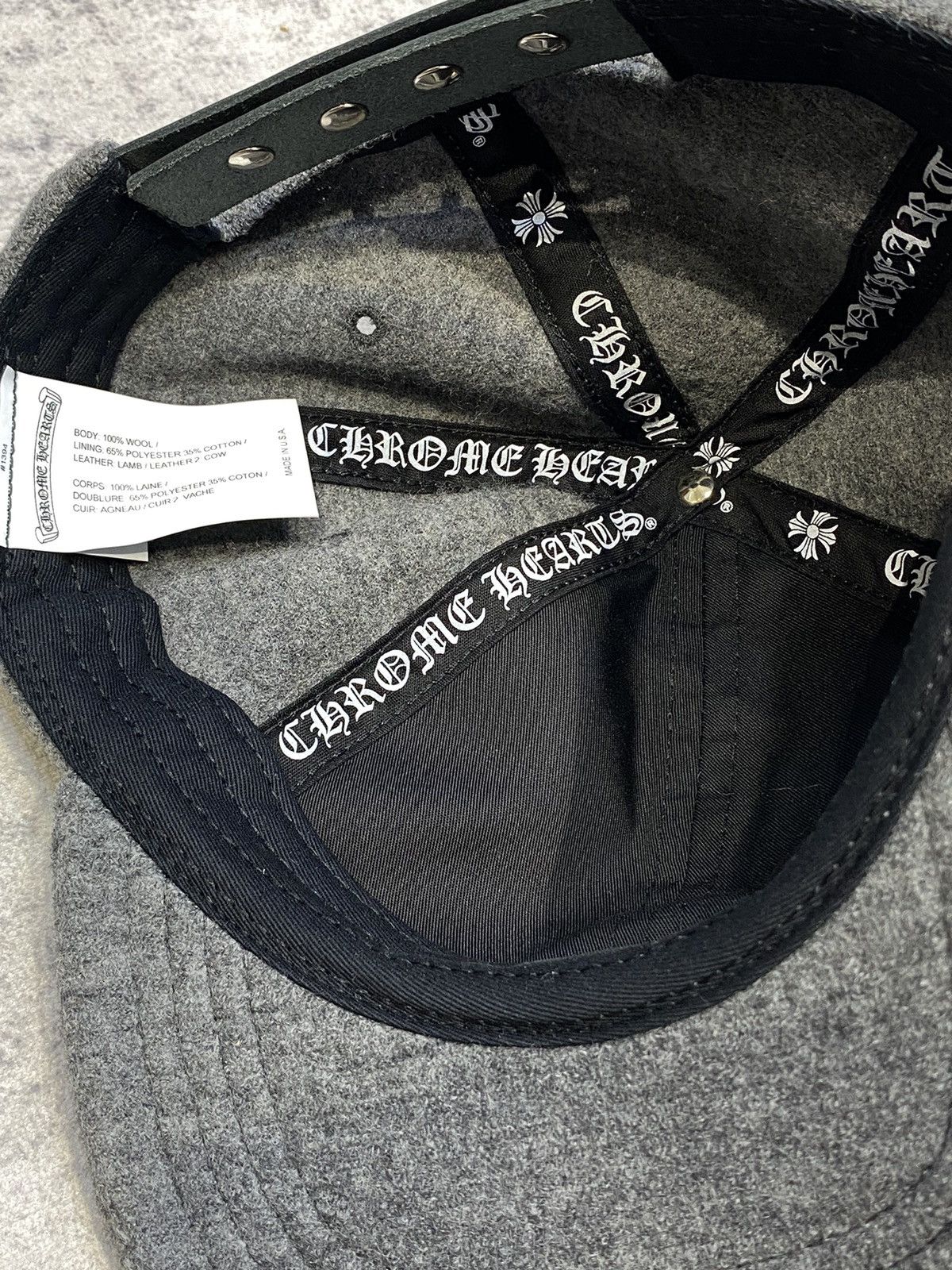 Chrome Hearts CHROME HEARTS CH WOOL HAT GRAY Size ONE SIZE - 6 Thumbnail