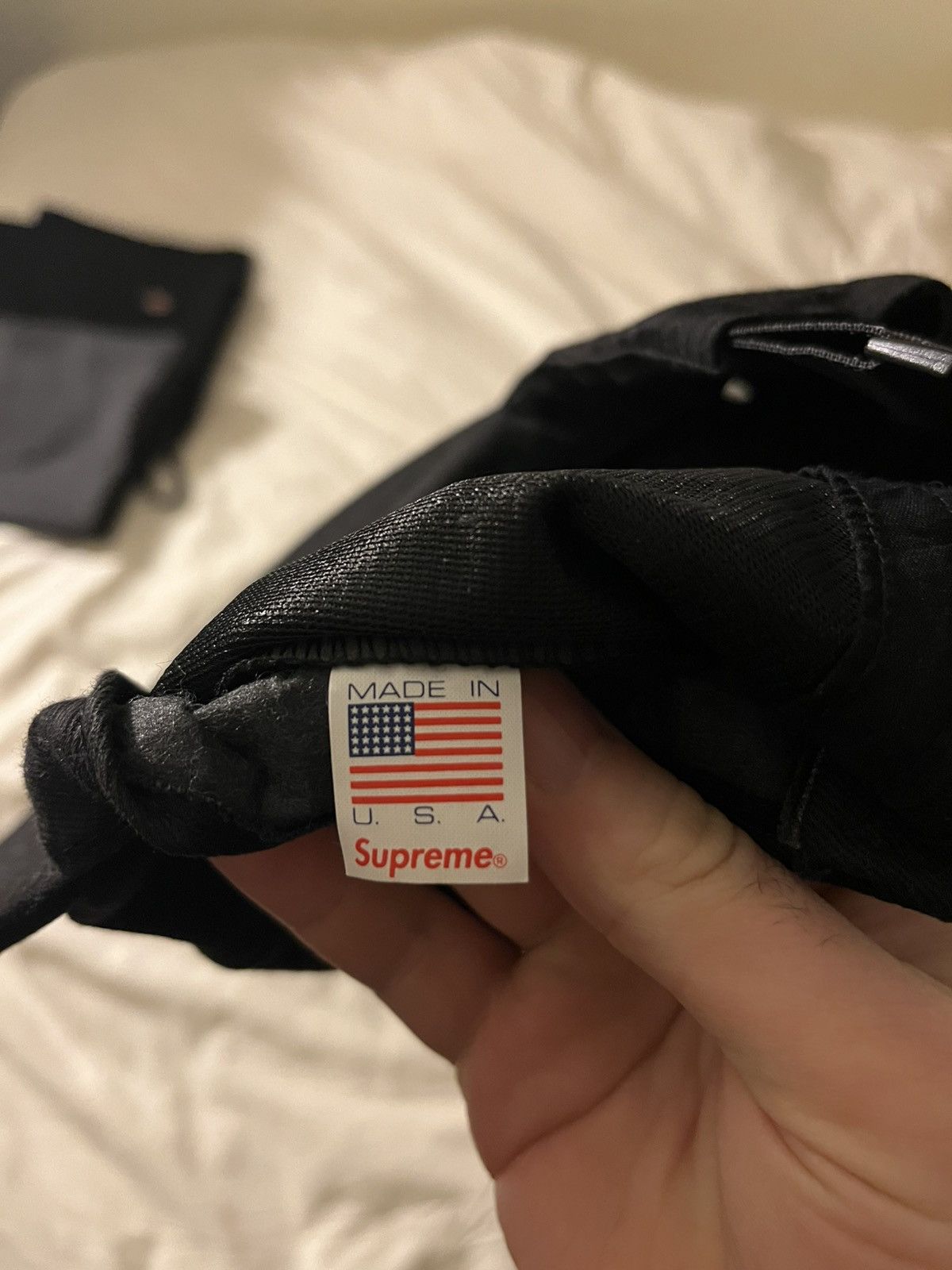 Supreme Supreme 2013-2014 black camo 5-panel hat barely worn Size ONE SIZE - 4 Thumbnail