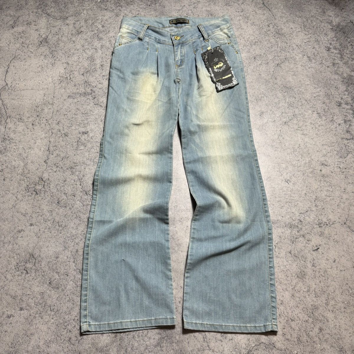 Vintage Archive Dolce & Gabbana Style Big Logo Pants Size 28" / US 6 / IT 42 - 2 Thumbnail