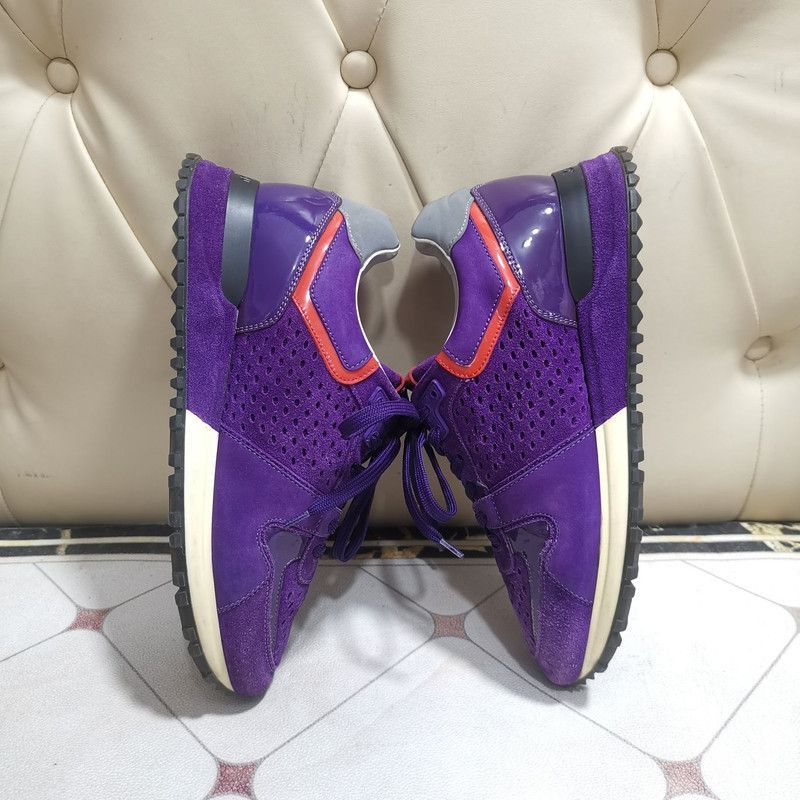 Louis Vuitton Louis Vuitton Purple Lifestyle Casual Sneakers - Size US 5.5 / EU 38 - 1 Thumbnail