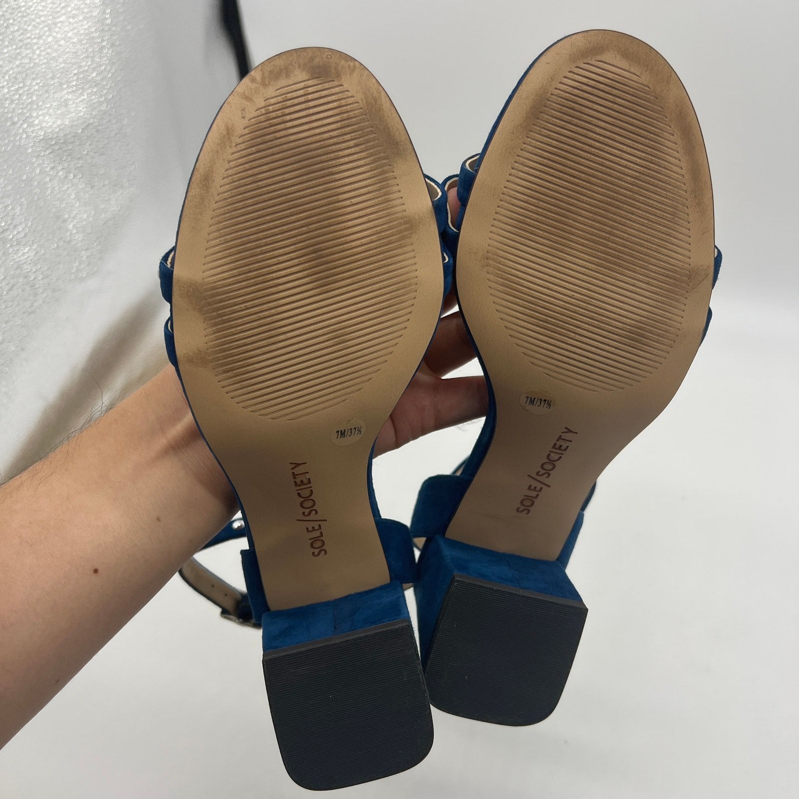 Other Sole Society Suede Ankle Strap Sandals Size 7 M Size US 7 / IT 37 - 10 Thumbnail