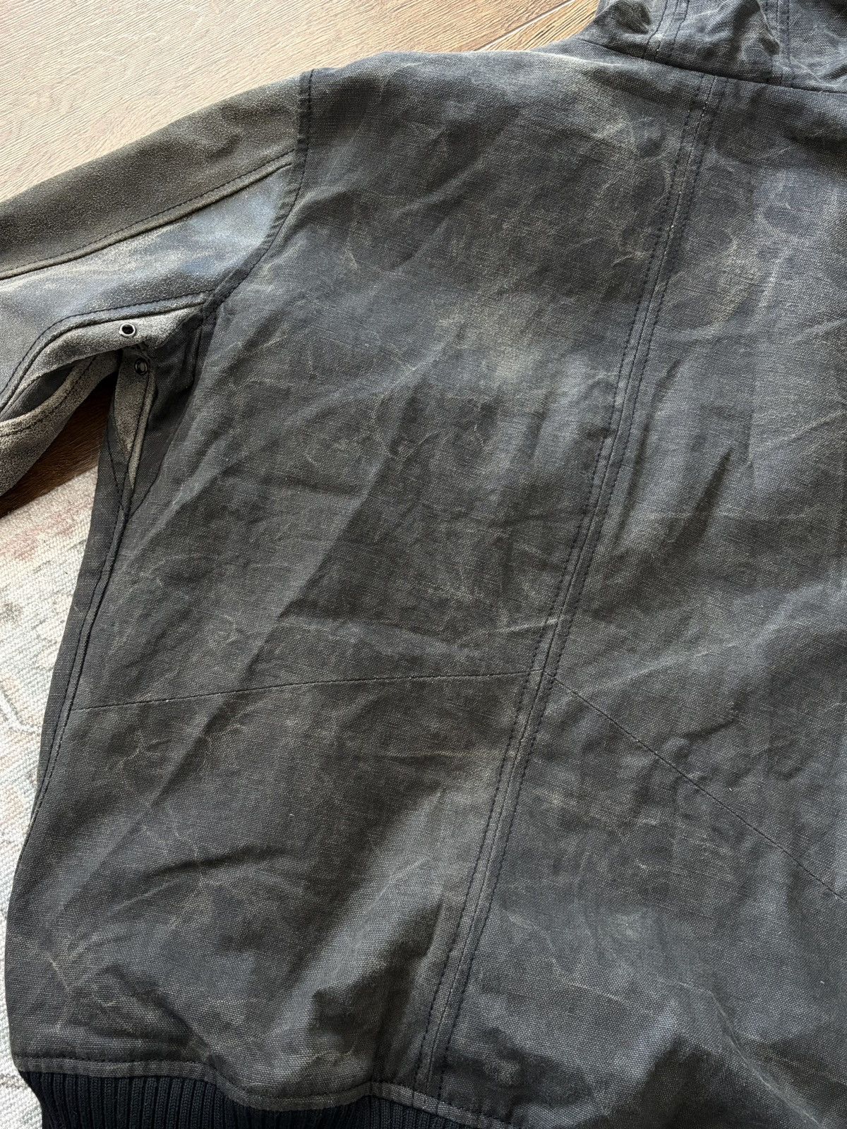 Diesel Diesel Archive Leather Jacket Asymmetric Zip Hooded Biker Size US M / EU 48-50 / 2 - 10 Thumbnail