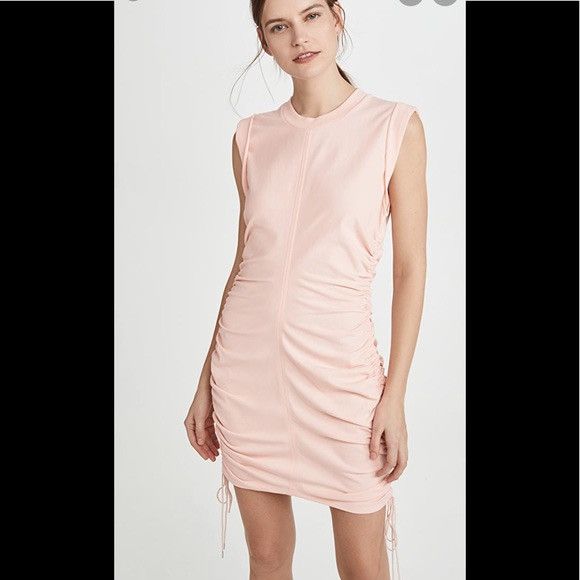 T by Alexander Wang T by Alexander Wang pink twist jersey dress with ruching Size S / US 4 / IT 40 - 4 Thumbnail