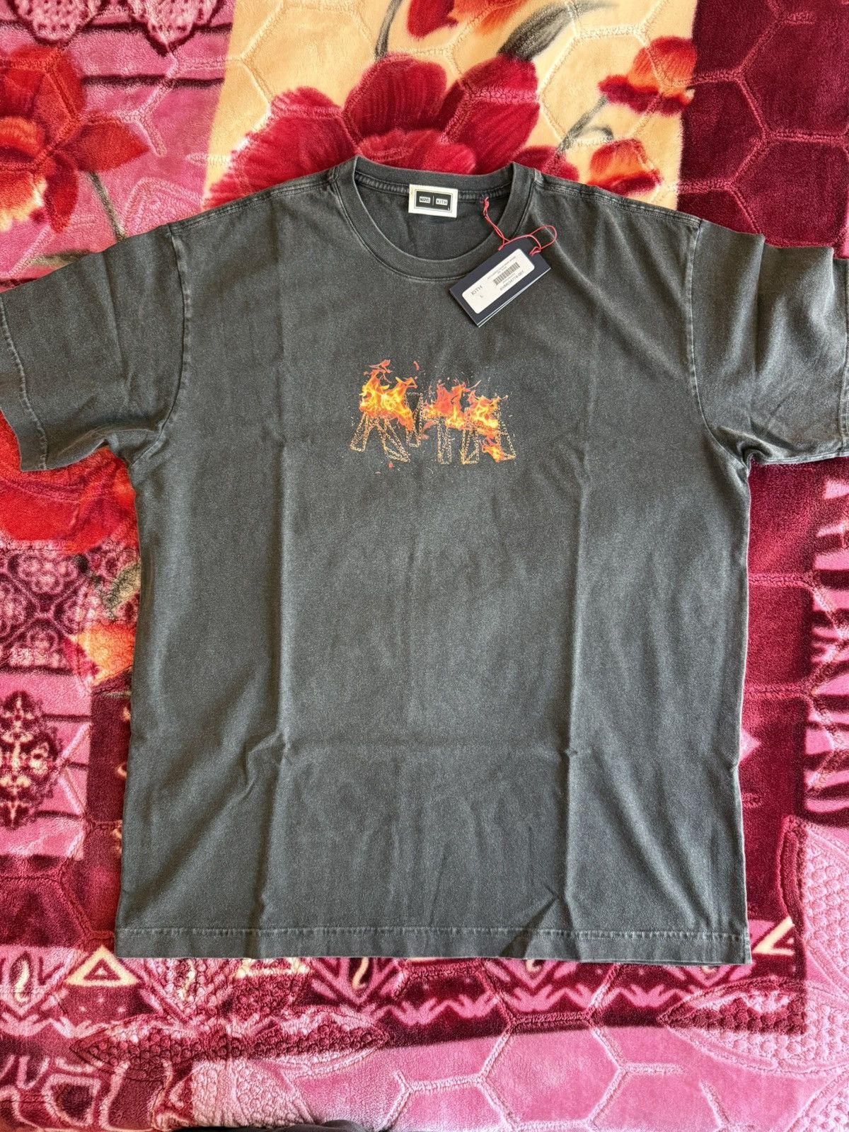 Kith × Marvel Comics Kith For Marvel Ghost Rider Vintage Tee Black Size Large Size US L / EU 52-54 / 3 - 1 Thumbnail