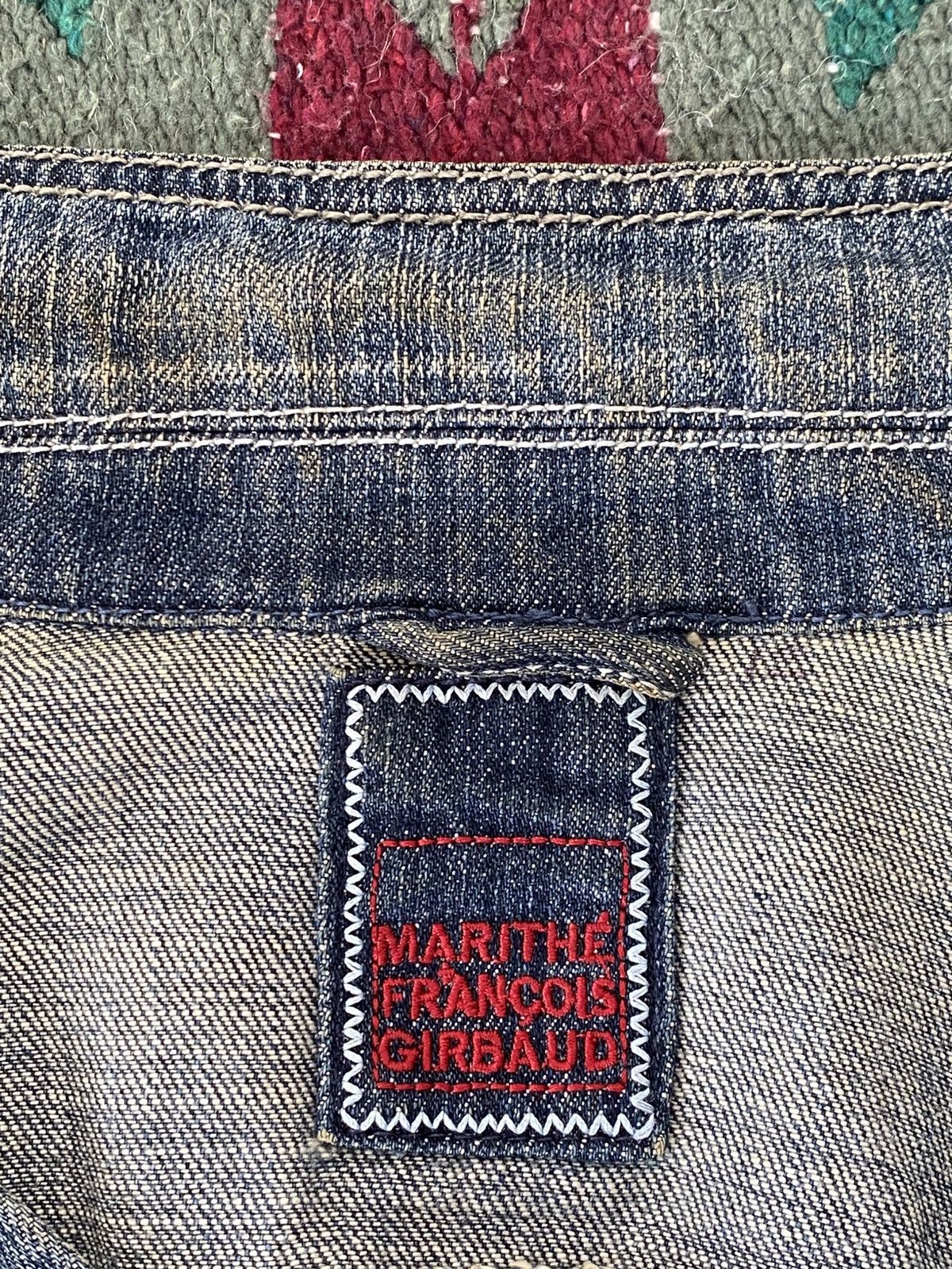 Marithe + Francois Girbaud Marithe + Francois Girbaud 00s Cropped Denim Jacket Size S / US 4 / IT 40 - 13 Thumbnail