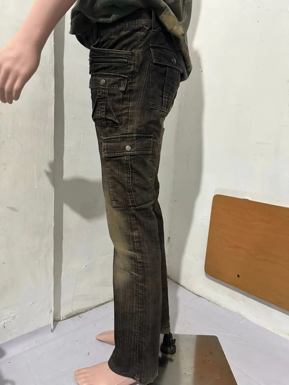 semanticdesign Semantic Design Multipocket Pants Beautiful Mud Colour Size US 29 - 2 Thumbnail