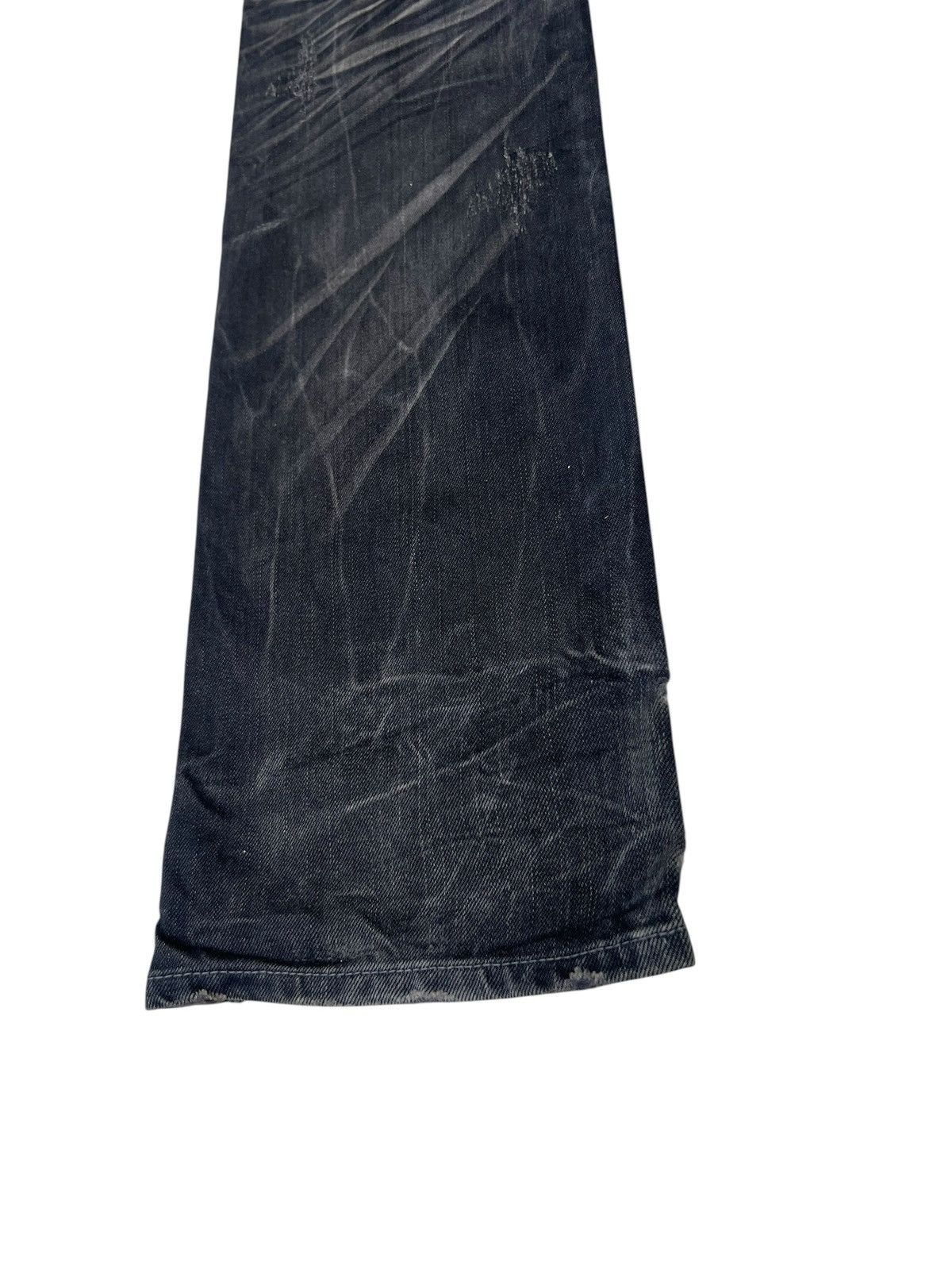 14th Addiction Mud Waxed Clawmark Denim Semantic Design Skulls Jeans Size US 30 / EU 46 - 18 Thumbnail