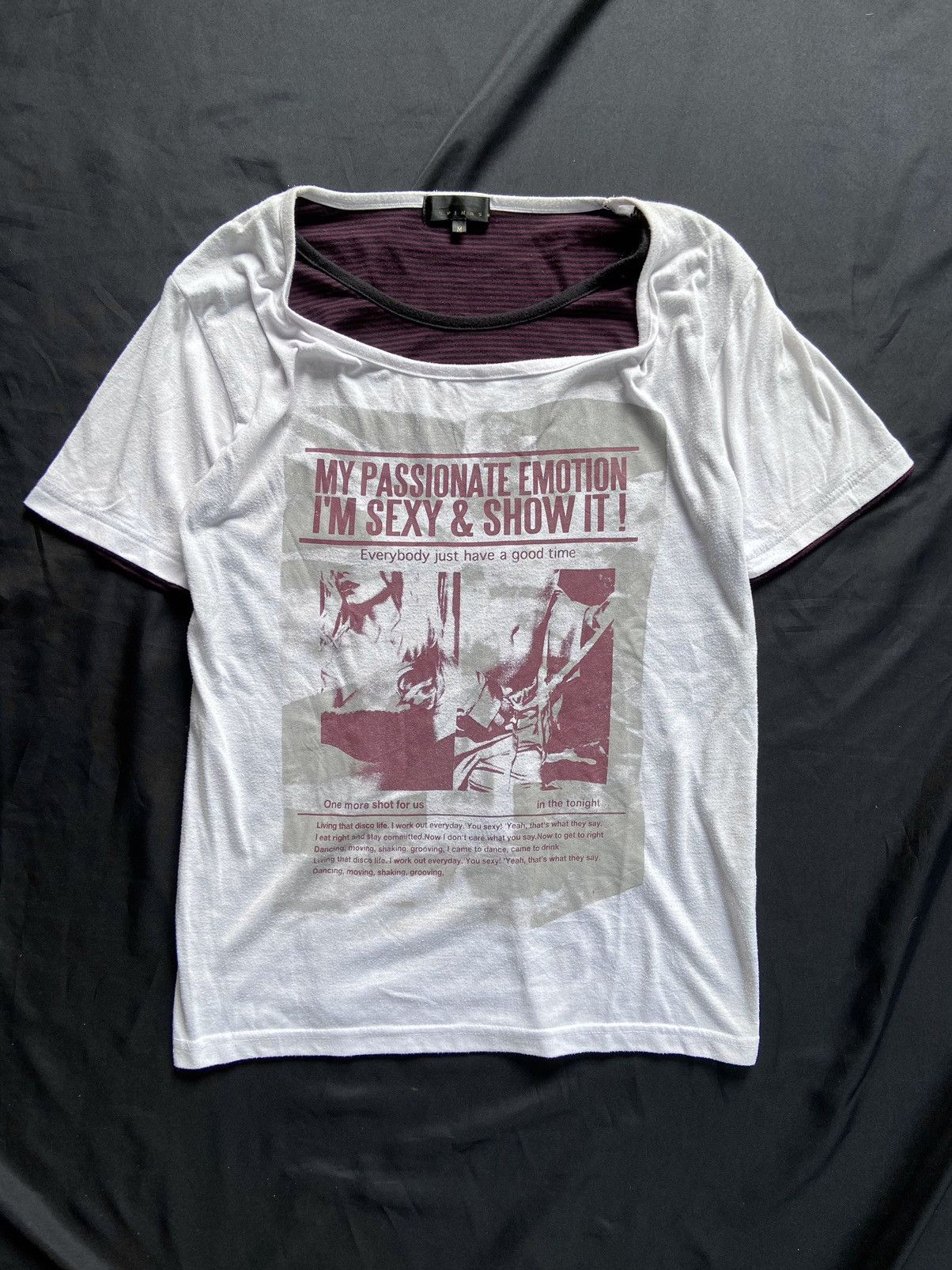 If Six Was Nine SPINASH DOUBLE LAYER STRIPED TEE Size US M / EU 48-50 / 2 - 1 Thumbnail