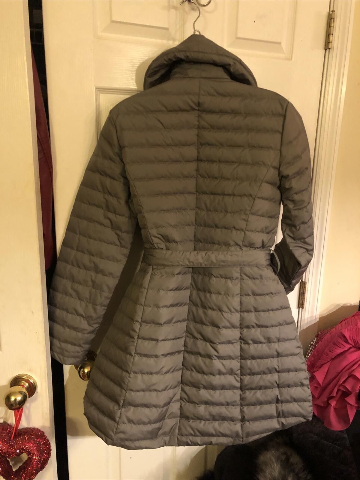 Halston III Halston 80% Down Puffer Coat Grey Sz S Size S / US 4 / IT 40 - 4 Thumbnail