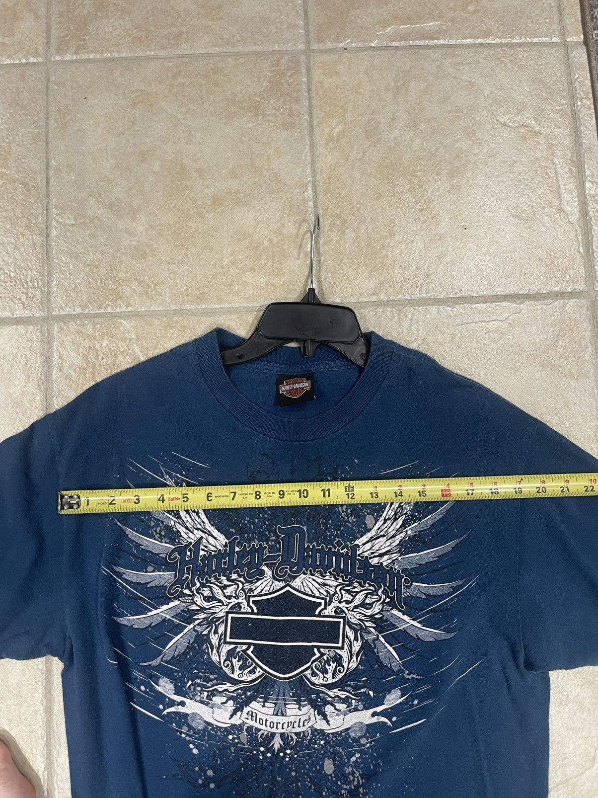 Vintage Vintage 1990s Harley Davidson Chrome Eagle Mens Tshirt Large Size US L / EU 52-54 / 3 - 9 Thumbnail