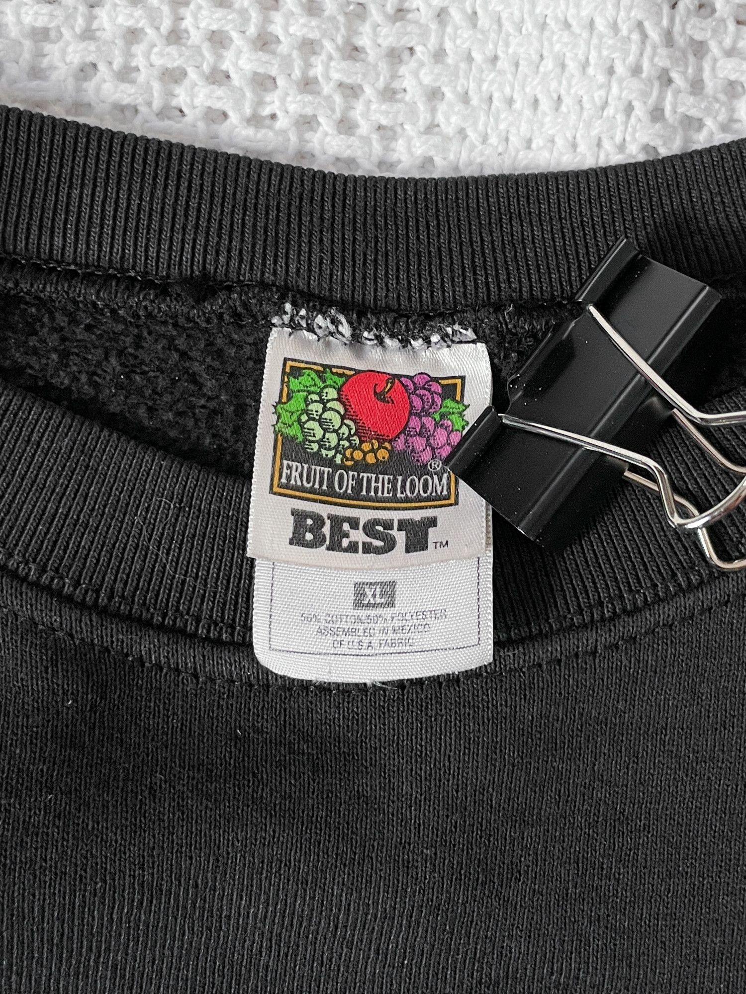 Fruit Of The Loom × Vintage 90s Boxy Faded 'Manitoba Pork Council' Sweatshirt Size US XL / EU 56 / 4 - 3 Thumbnail