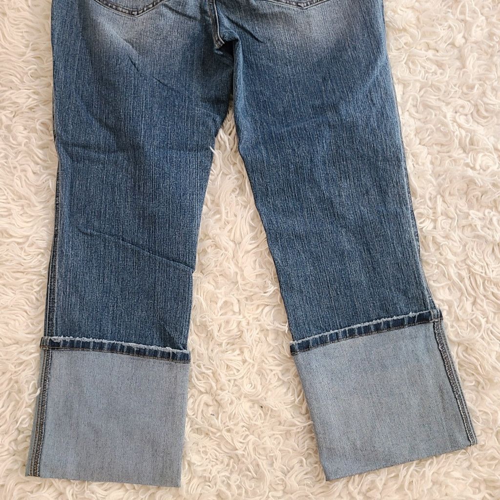 DKNY vintage Y2K DKNY jeans Low rise cuffed carpi denim jeans 8 Size 32" / US 10 / IT 46 - 8 Thumbnail