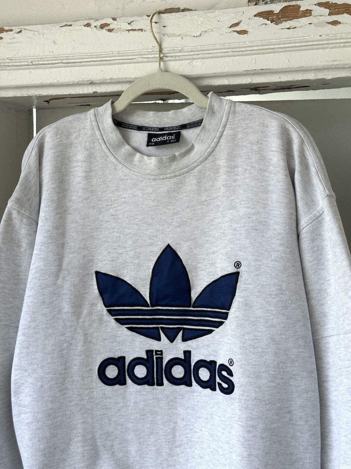 Adidas Y2K Vintage Adidas Grey Sweatshirt Size US L / EU 52-54 / 3 - 2 Thumbnail