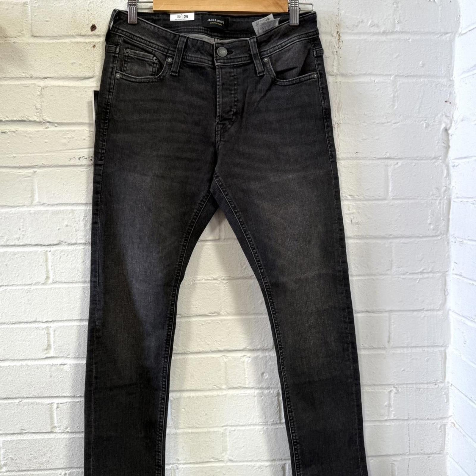 Jack & Jones Jack & Jones Men's Black and Grey Jeans Size US 32 / EU 48 - 1 Thumbnail
