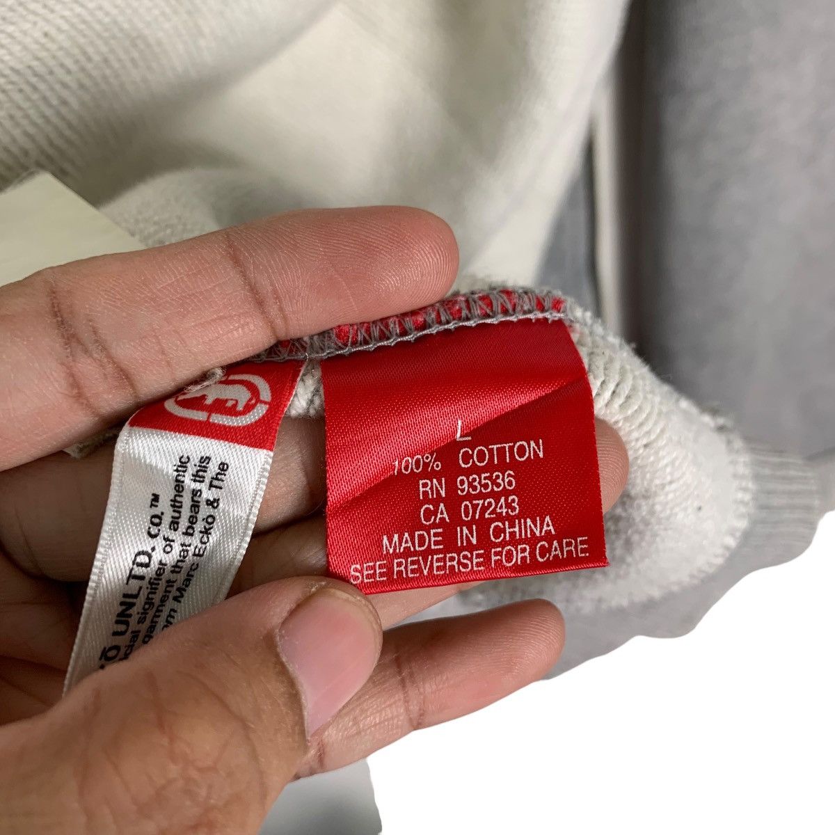 Ecko Unltd. ECKO UNTLD Big Logo Zipper Hoodies Sweatshirt #1336-C60 Size US M / EU 48-50 / 2 - 23 Thumbnail
